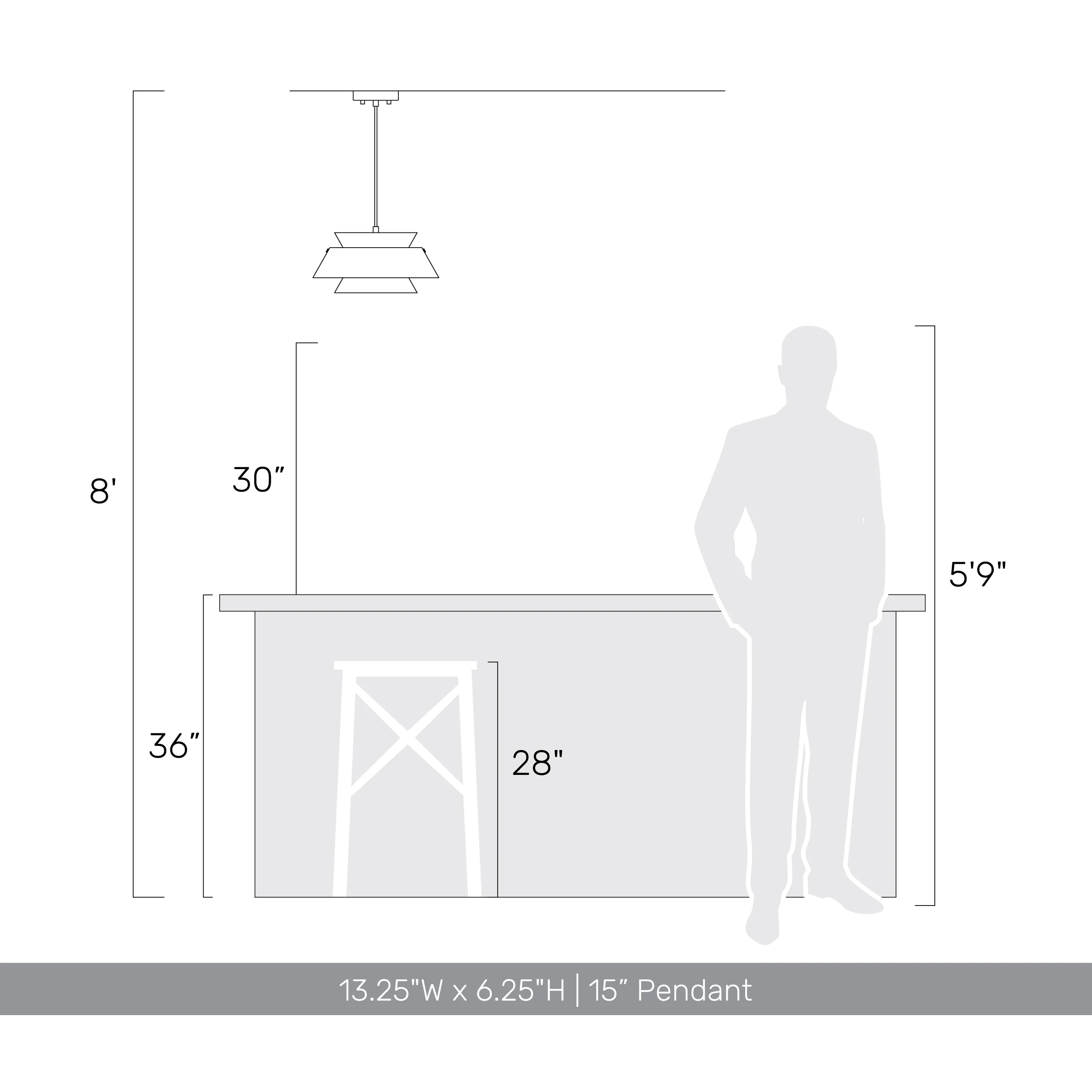 Aalto 1-light 13" Pendant in Light and Dark Walnut - Image 13