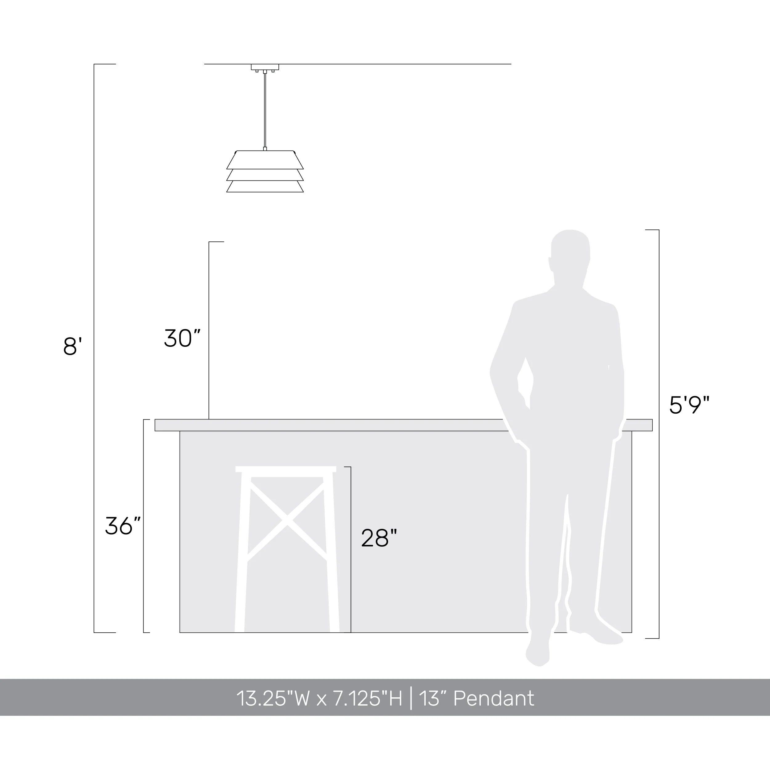 Aalto 1-light 6" Pendant in Dark Walnut - Image 8