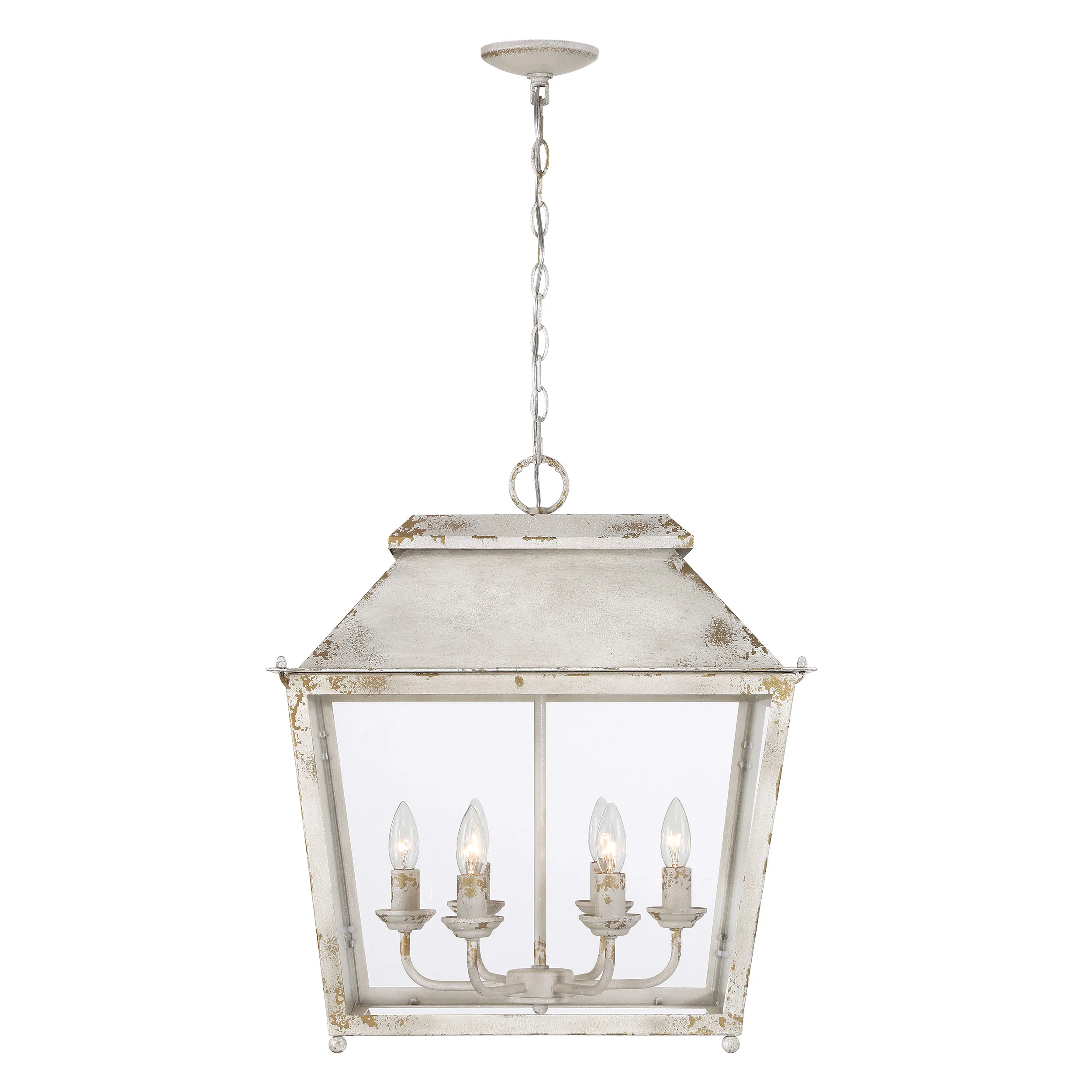 Abingdon 6-light Pendant in Antique Ivory - Image 2