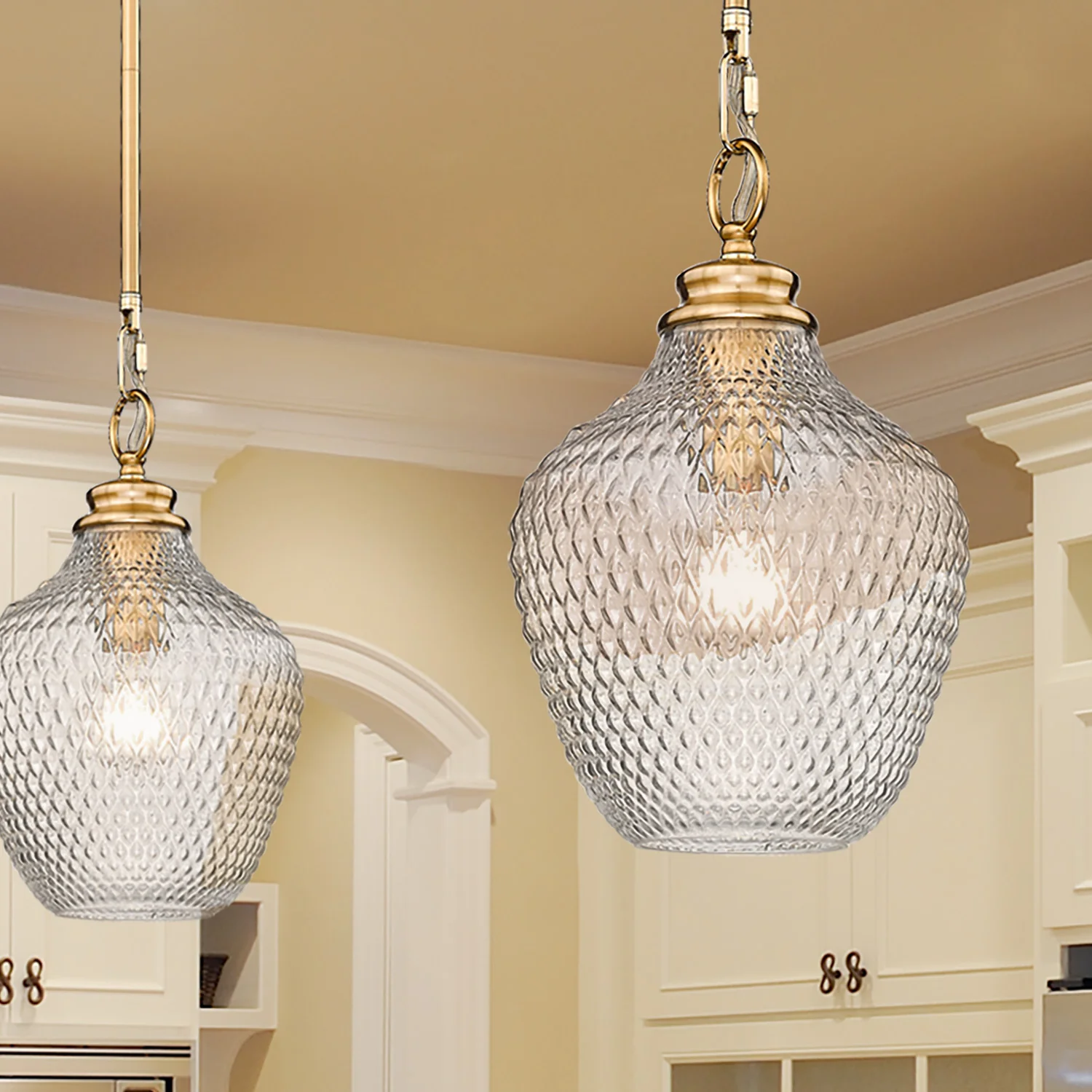 Adeline 1-light Pendant in Modern Brushed Gold - Image 5