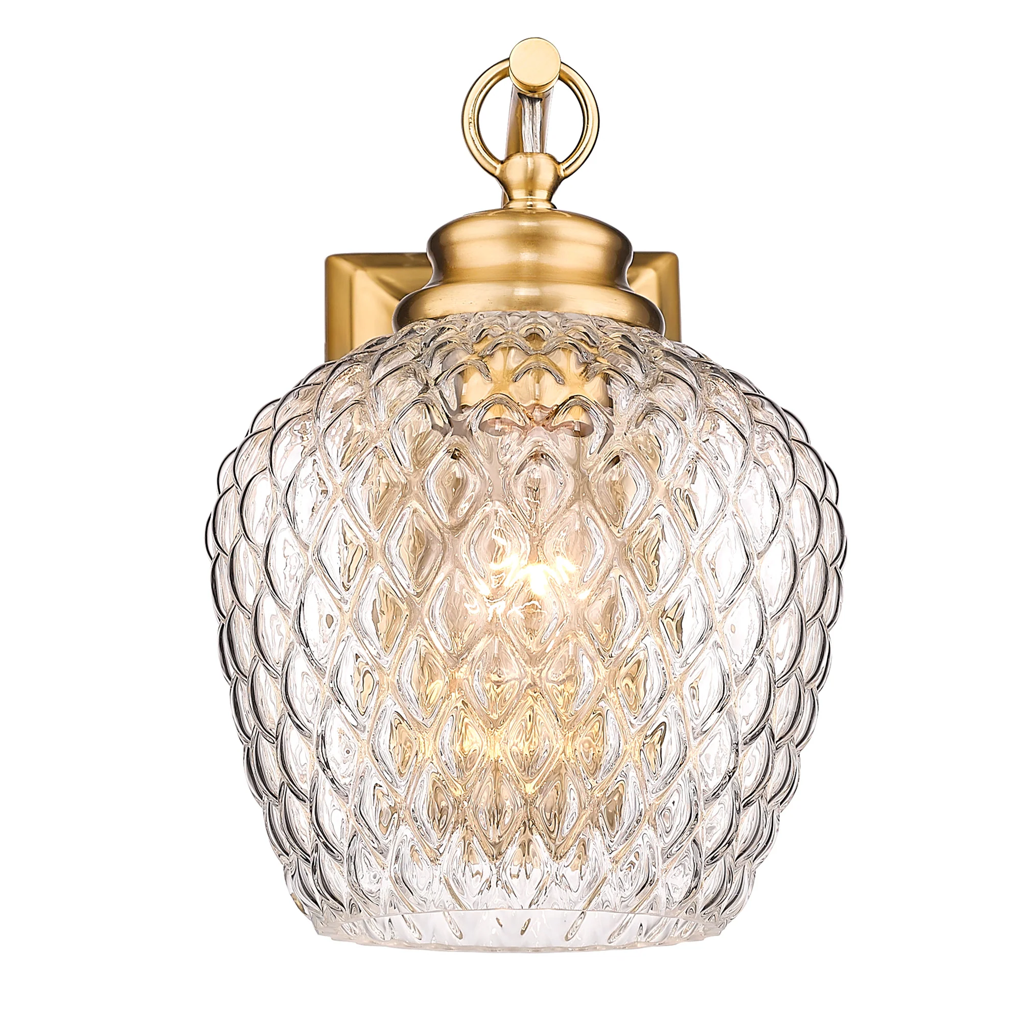 Adeline 1-light Wall Sconce in Modern Brushed Gold - Image 3