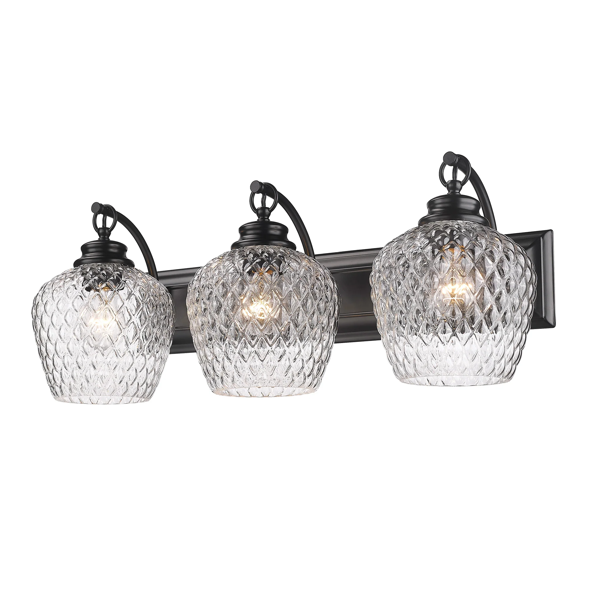Adeline 3-light Vanity in Matte Black