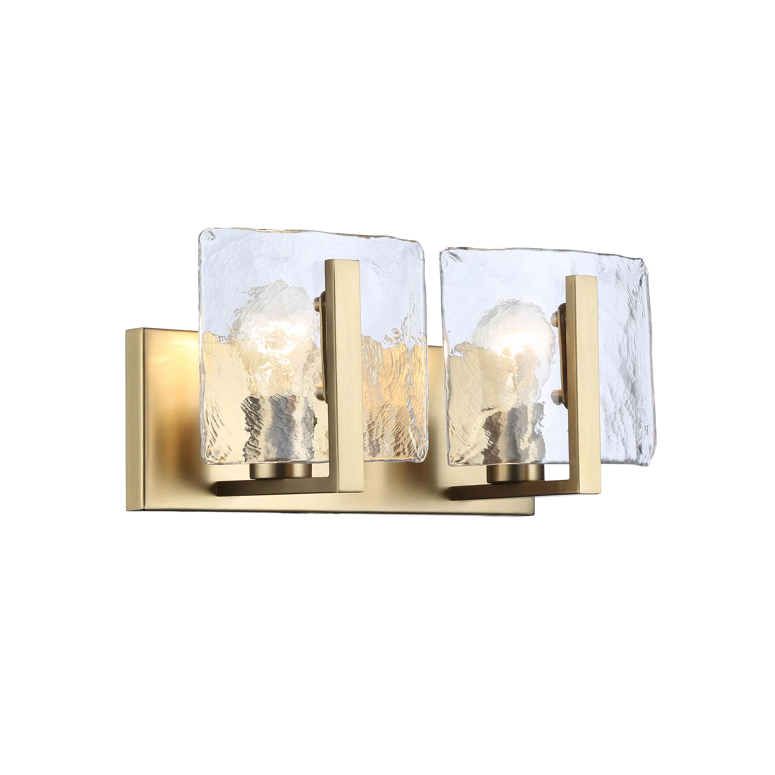 Aenon 2-light Vanity in Brushed Champagne Brass