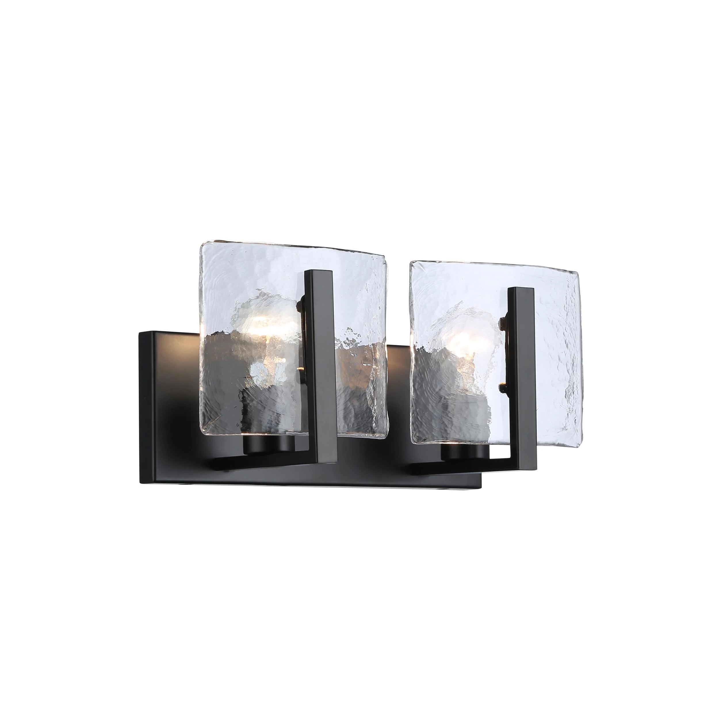 Aenon 2-light Vanity in Matte Black