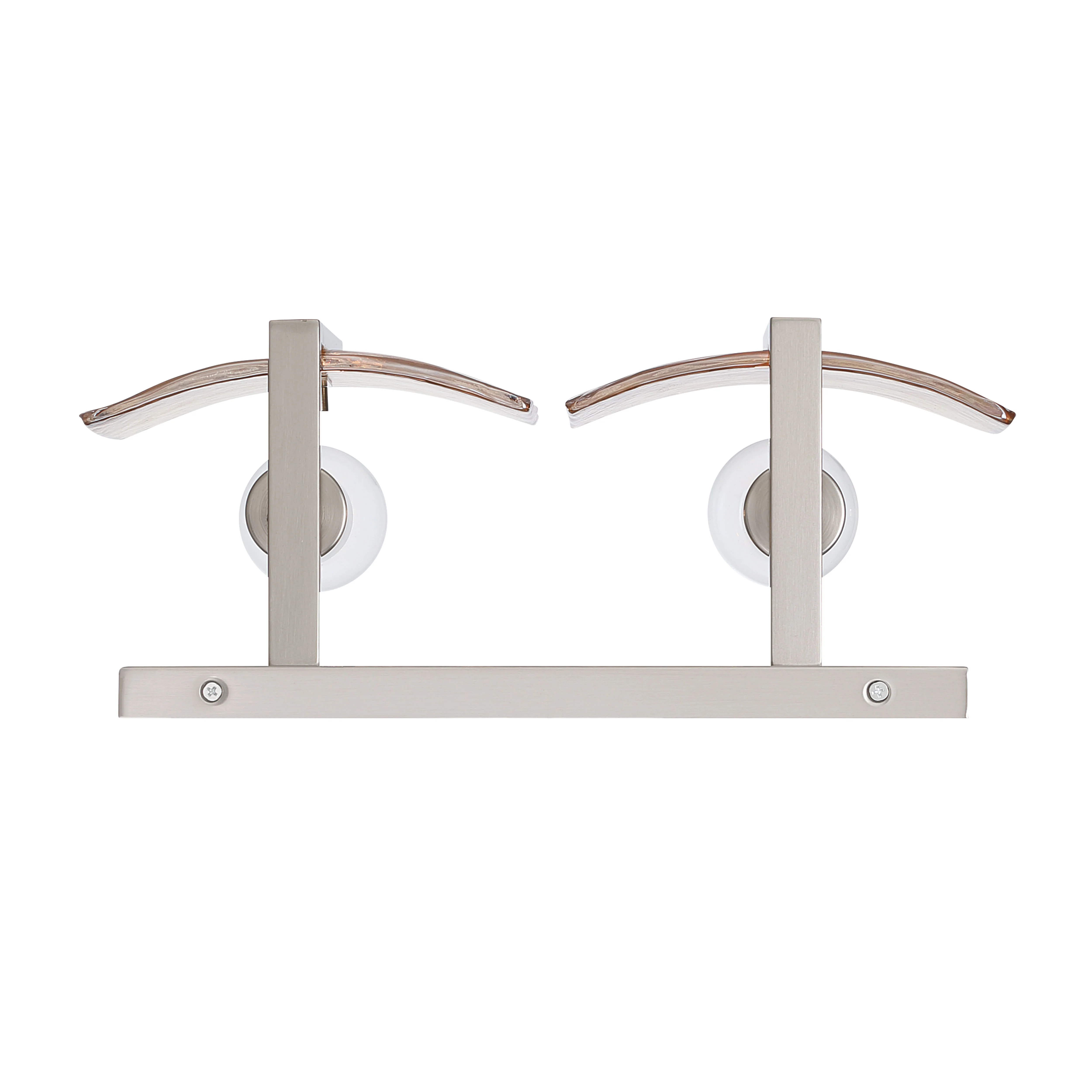 Aenon 2-light Vanity in Pewter with Amber Water Glass - Image 6