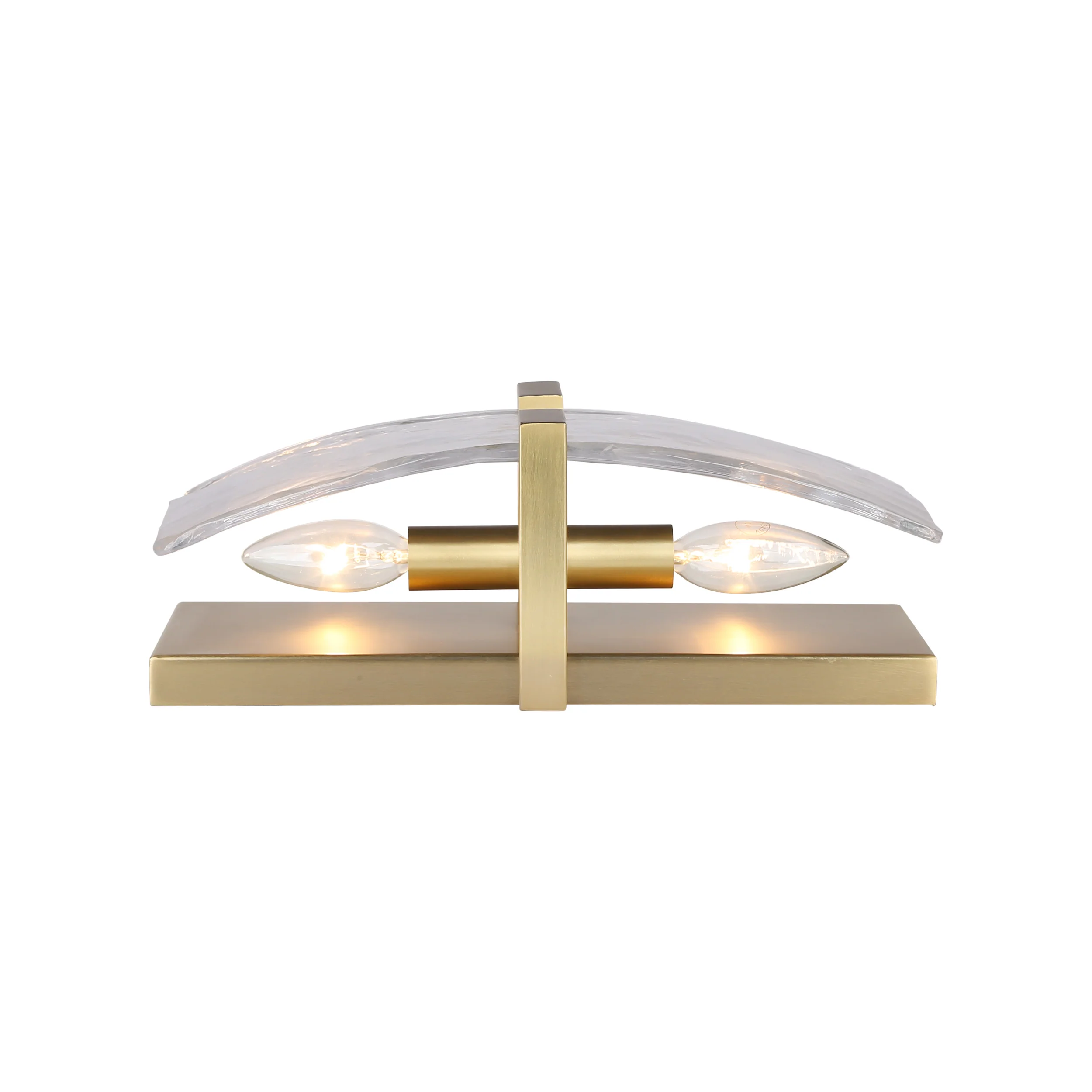 Aenon 2-light Wall Sconce in Brushed Champagne Brass - Image 4