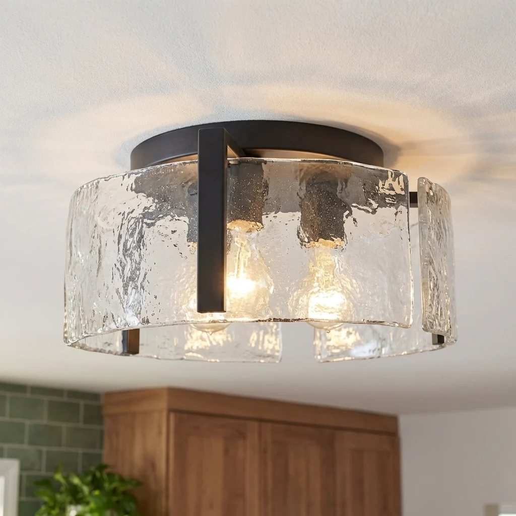 Aenon 3-light Flush Mount in Matte Black - Image 5