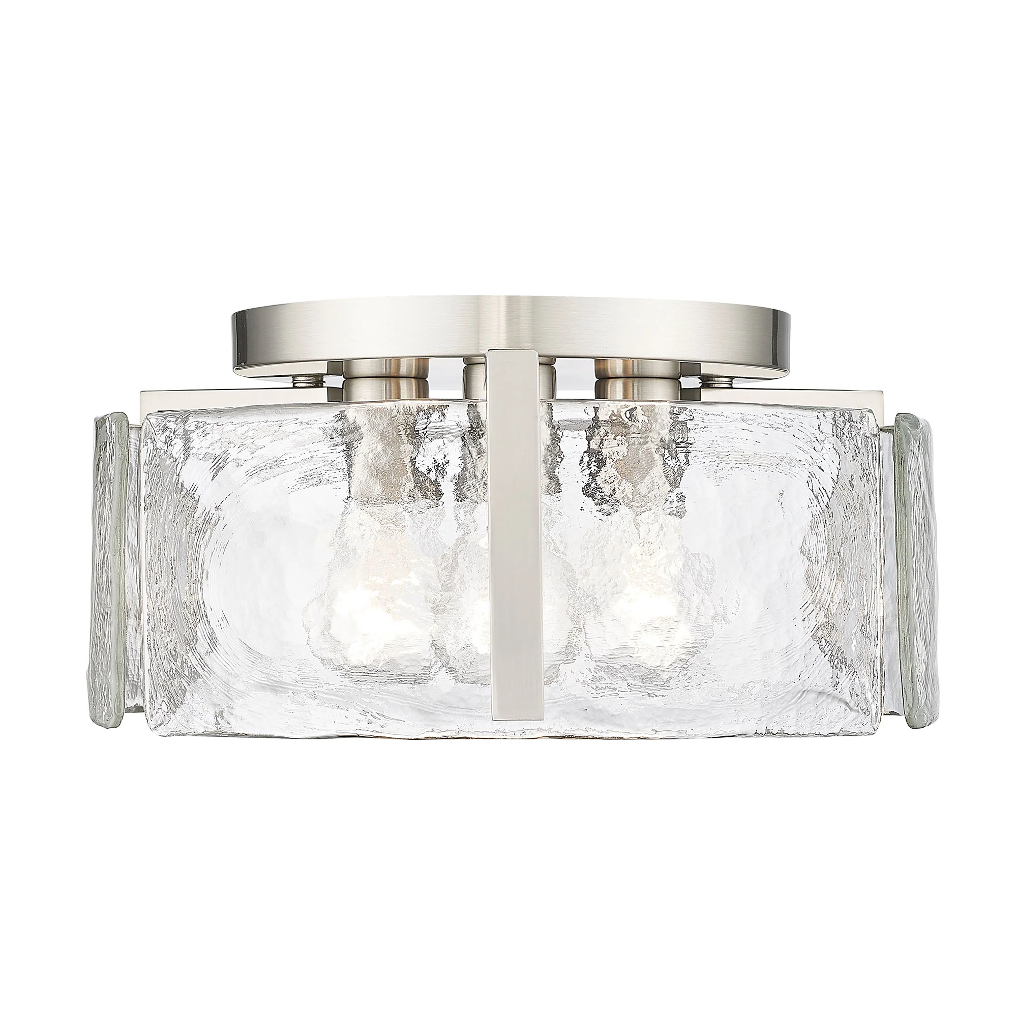 Aenon 3-light Flush Mount in Pewter - Image 2