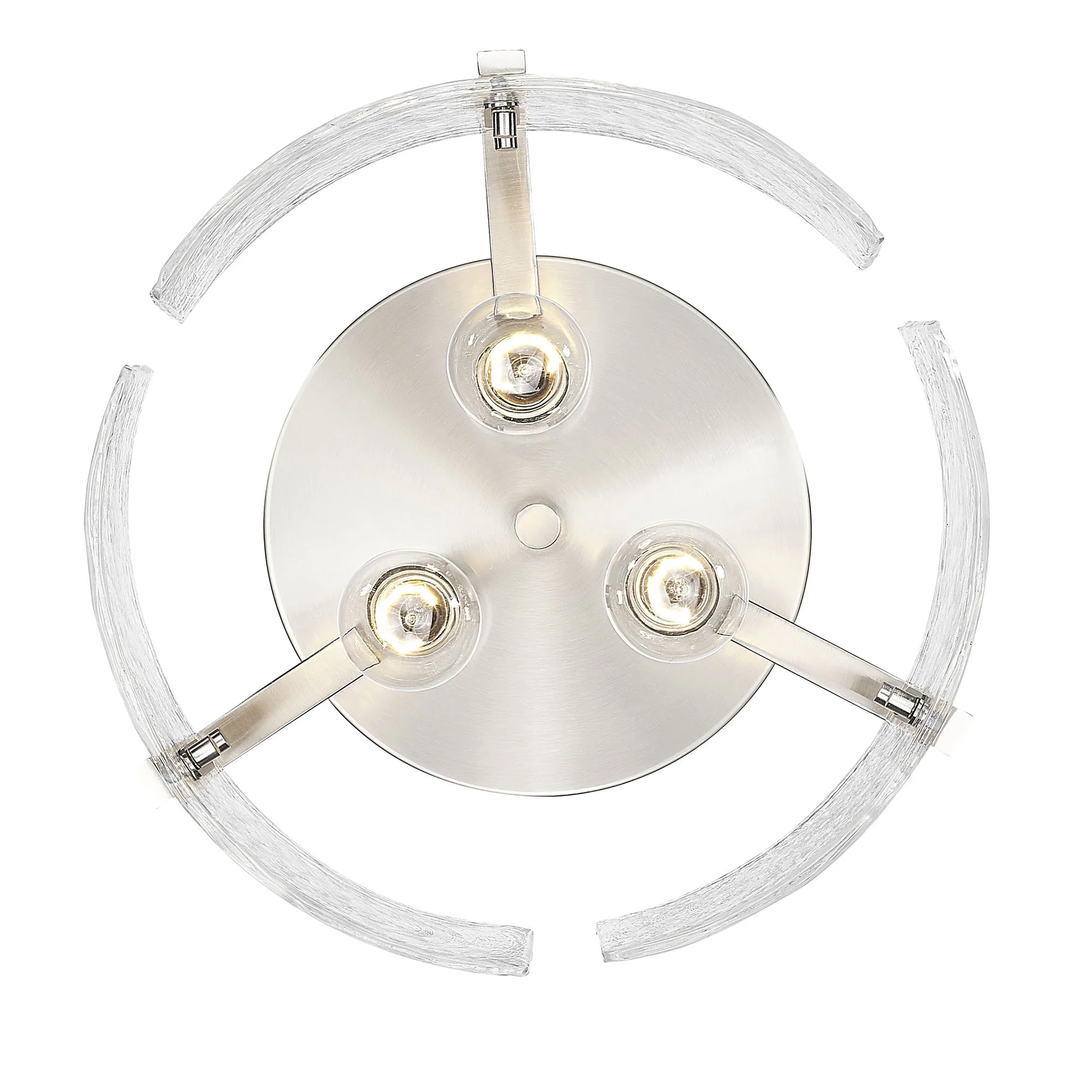 Aenon 3-light Flush Mount in Pewter - Image 4