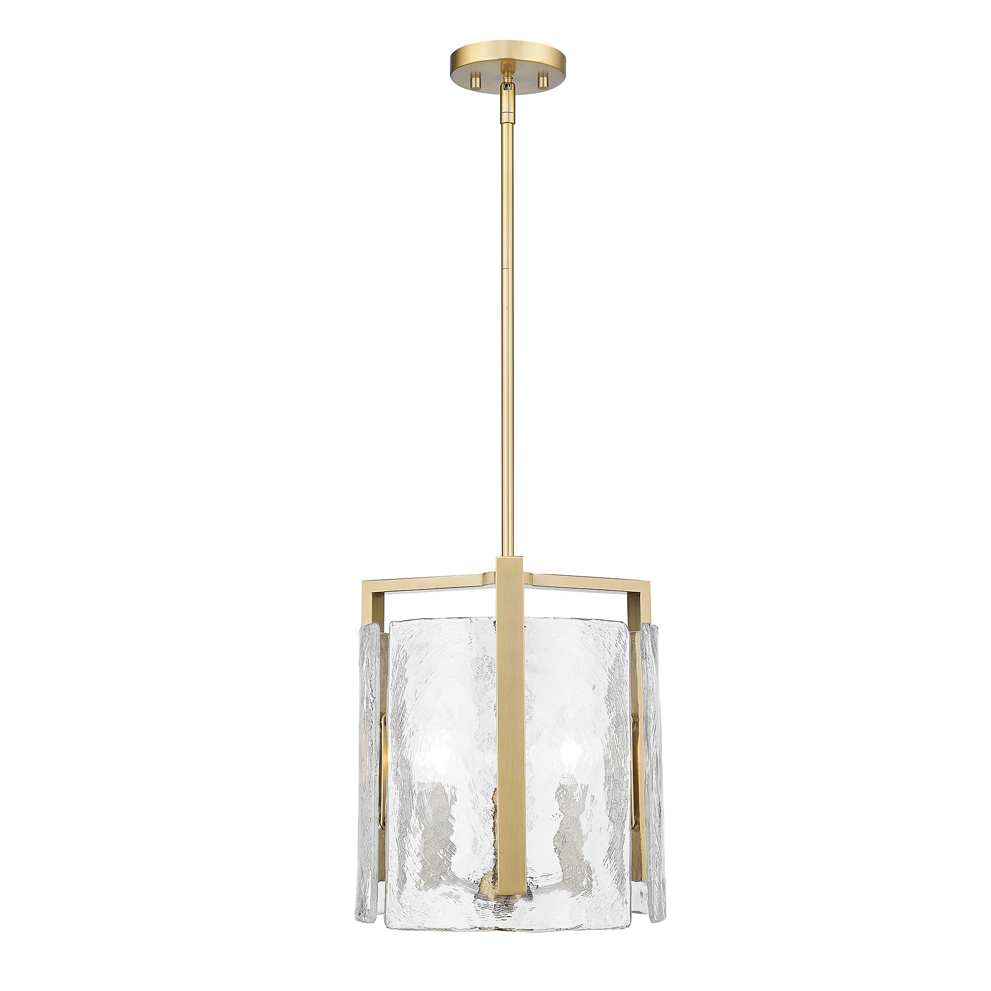 Aenon 3-light Pendant in Brushed Champagne Brass - Image 2