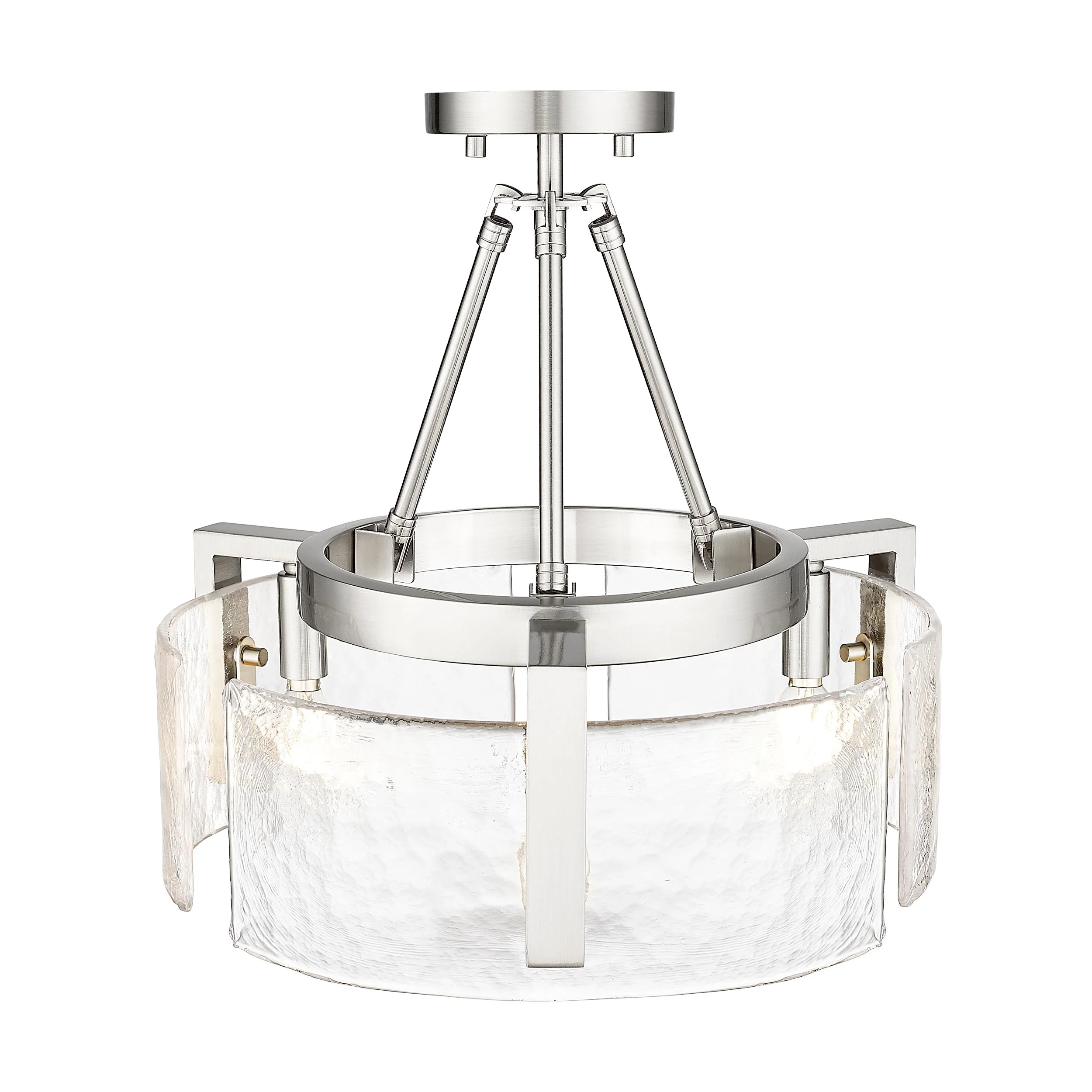 Aenon 3-light Semi-Flush Mount in Pewter - Image 4