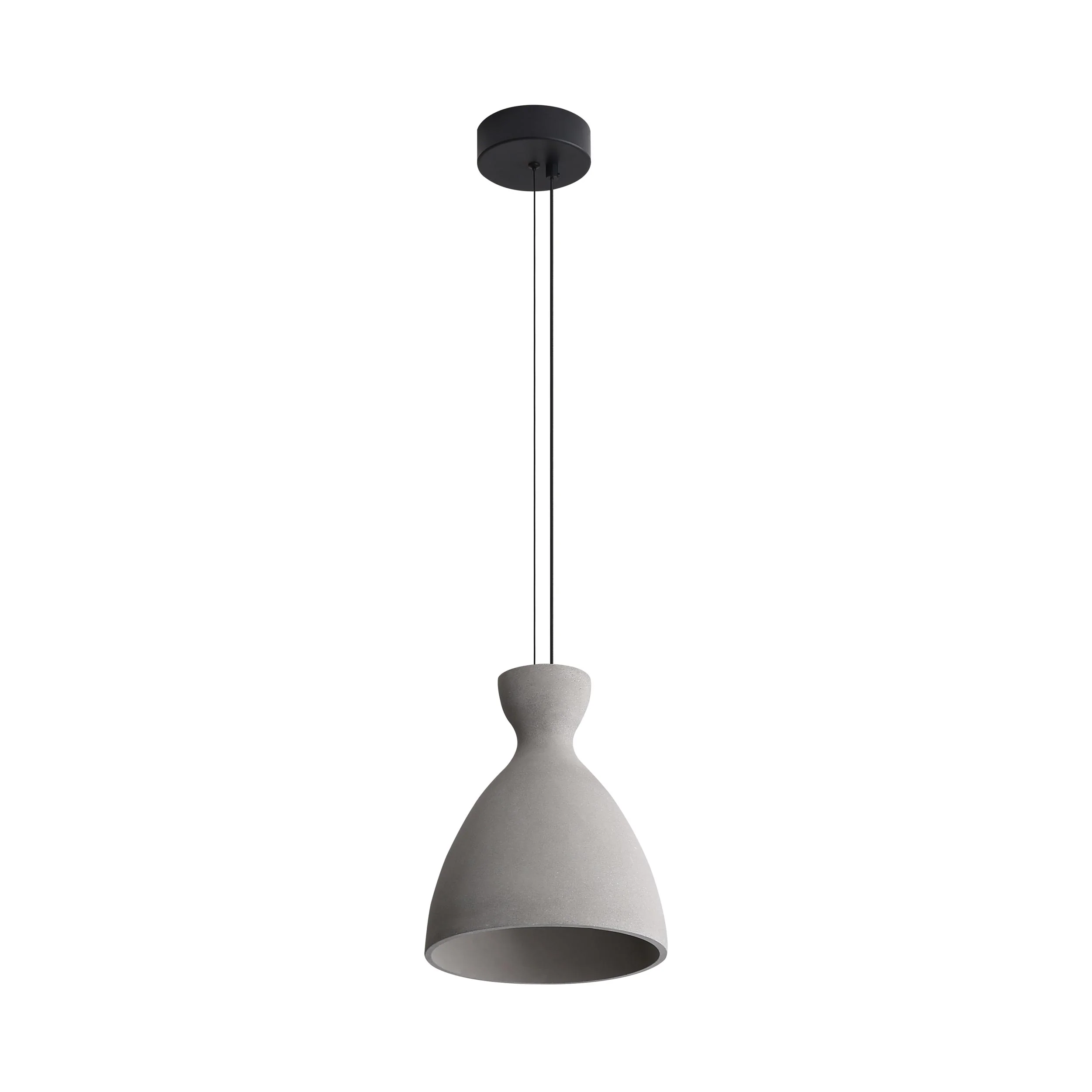 Aethera 10in Integrated LED Pendant in Grey Cement - Image 3