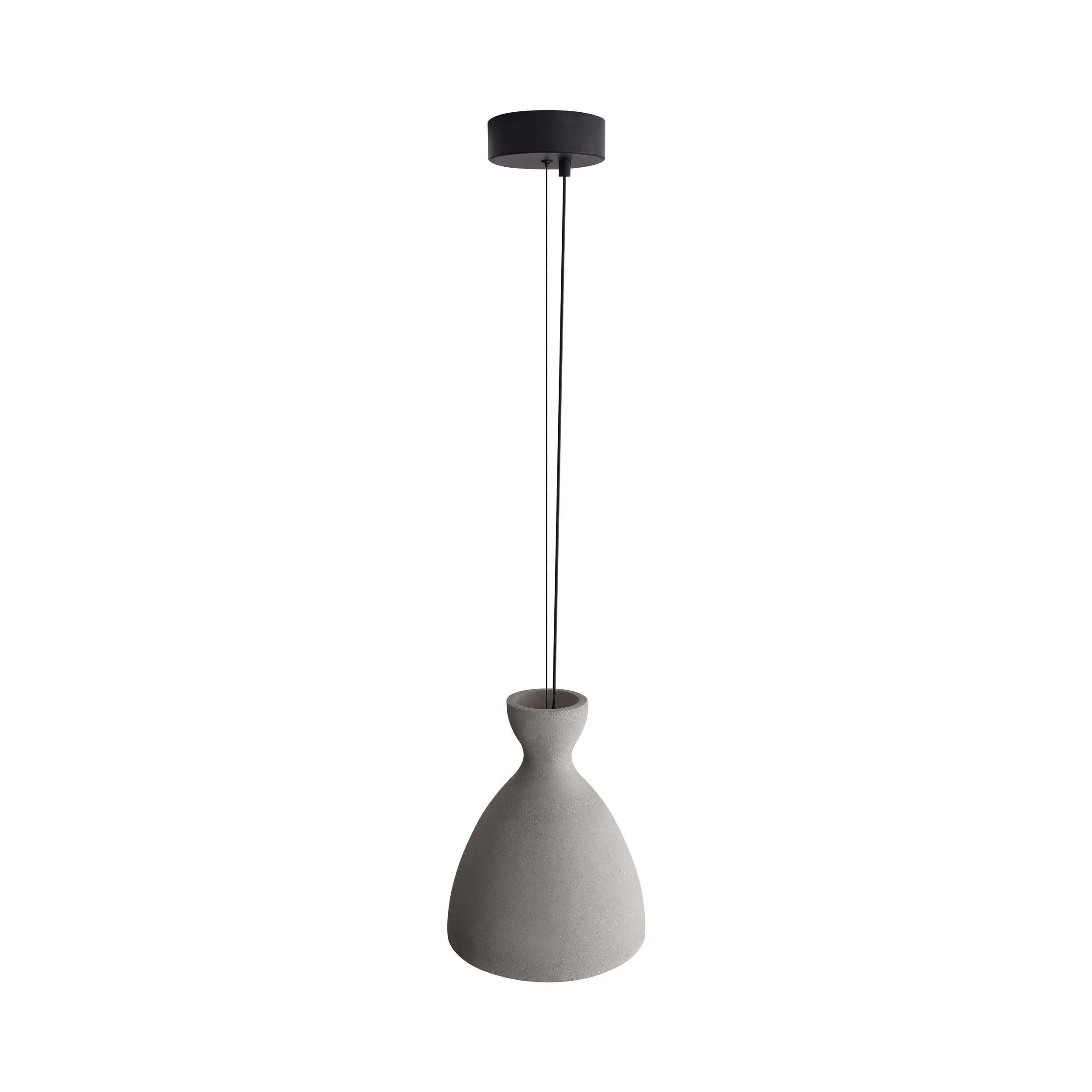 Aethera 10in Integrated LED Pendant in Grey Cement - Image 4