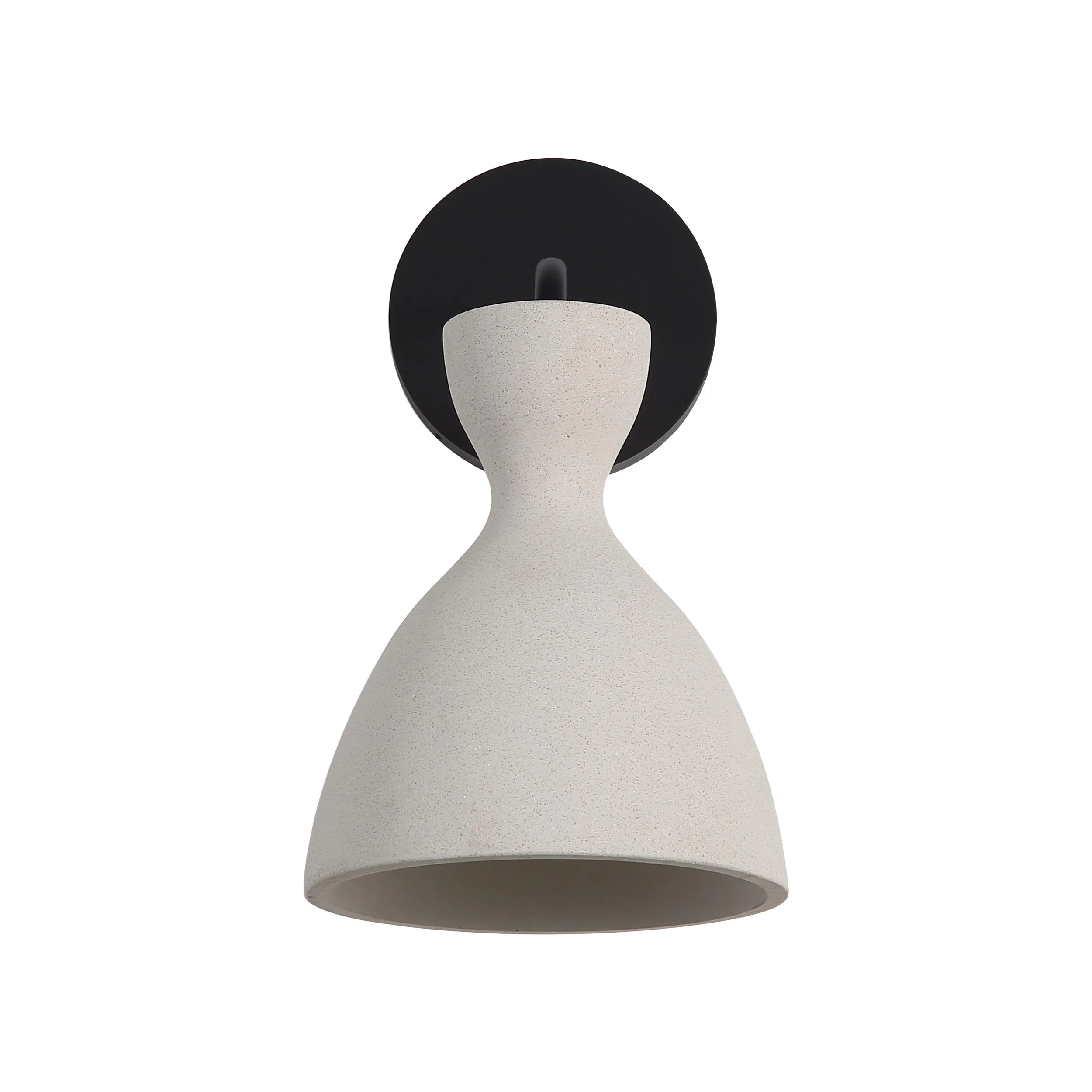 Aethera Integrated LED Wall Sconce in White Sandstone Cement - Image 2