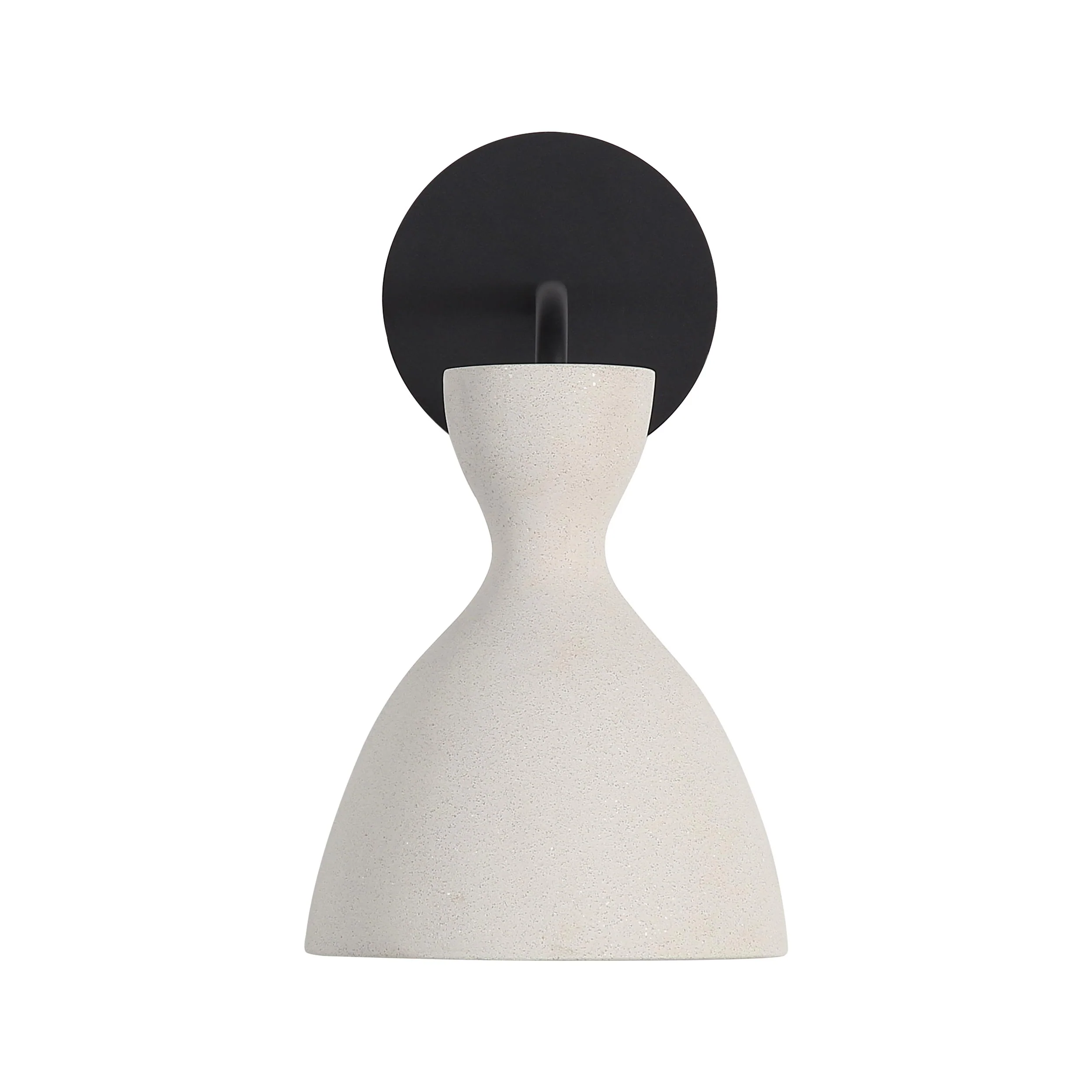 Aethera Integrated LED Wall Sconce in White Sandstone Cement - Image 3