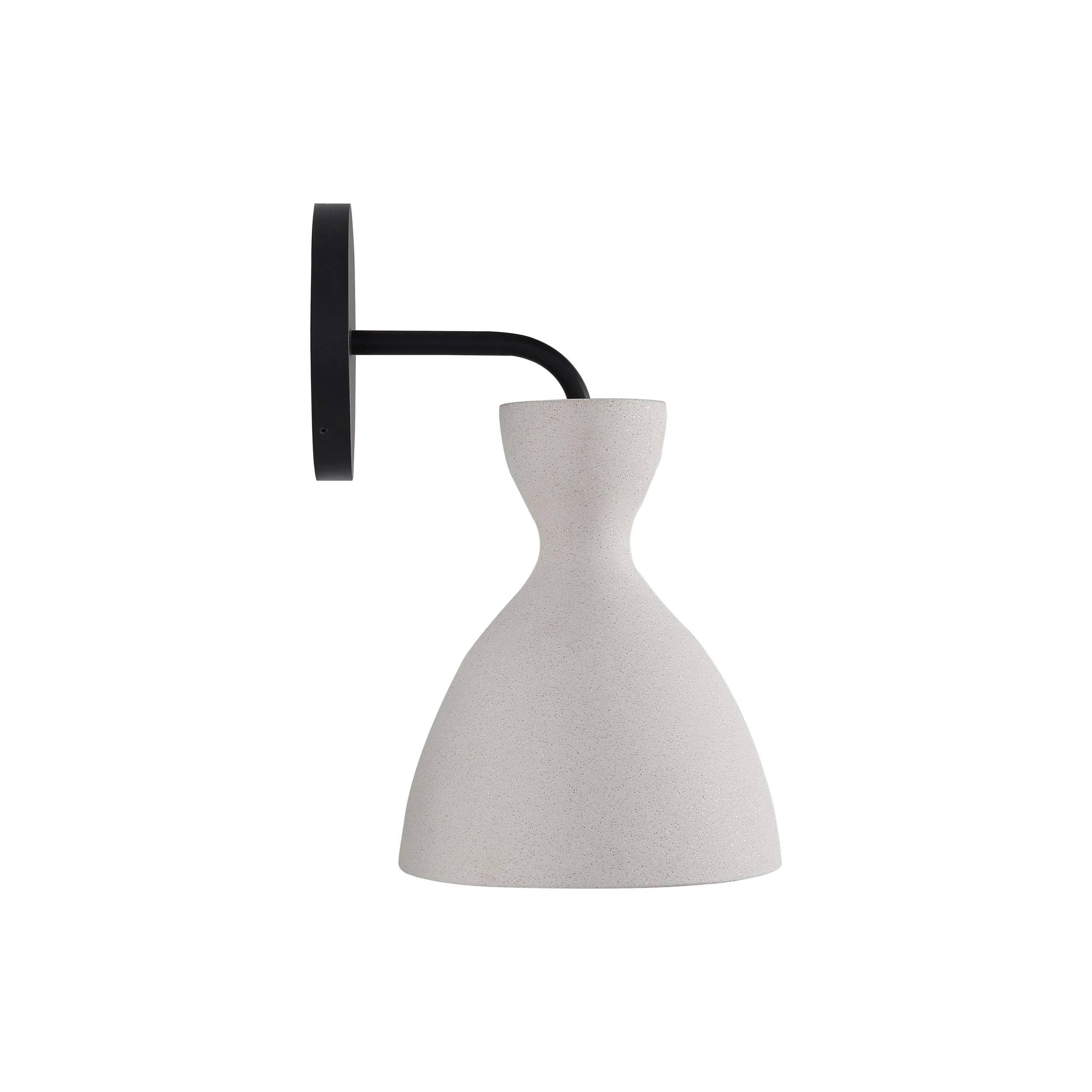 Aethera Integrated LED Wall Sconce in White Sandstone Cement - Image 4