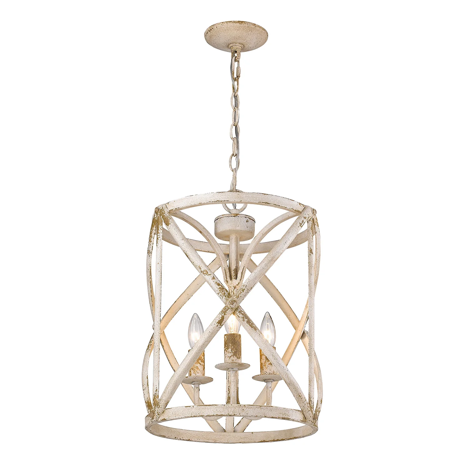 Alcott 3-light Pendant in Antique Ivory - Image 3
