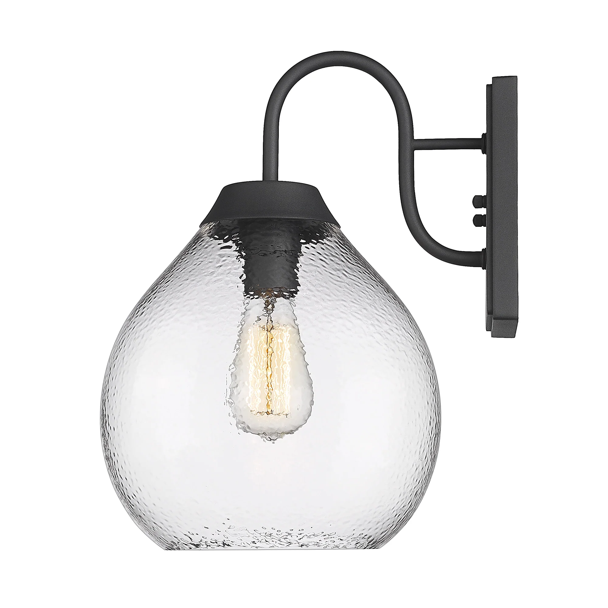 Ariella 1-light Outdoor Wall in Natural Black - Image 3
