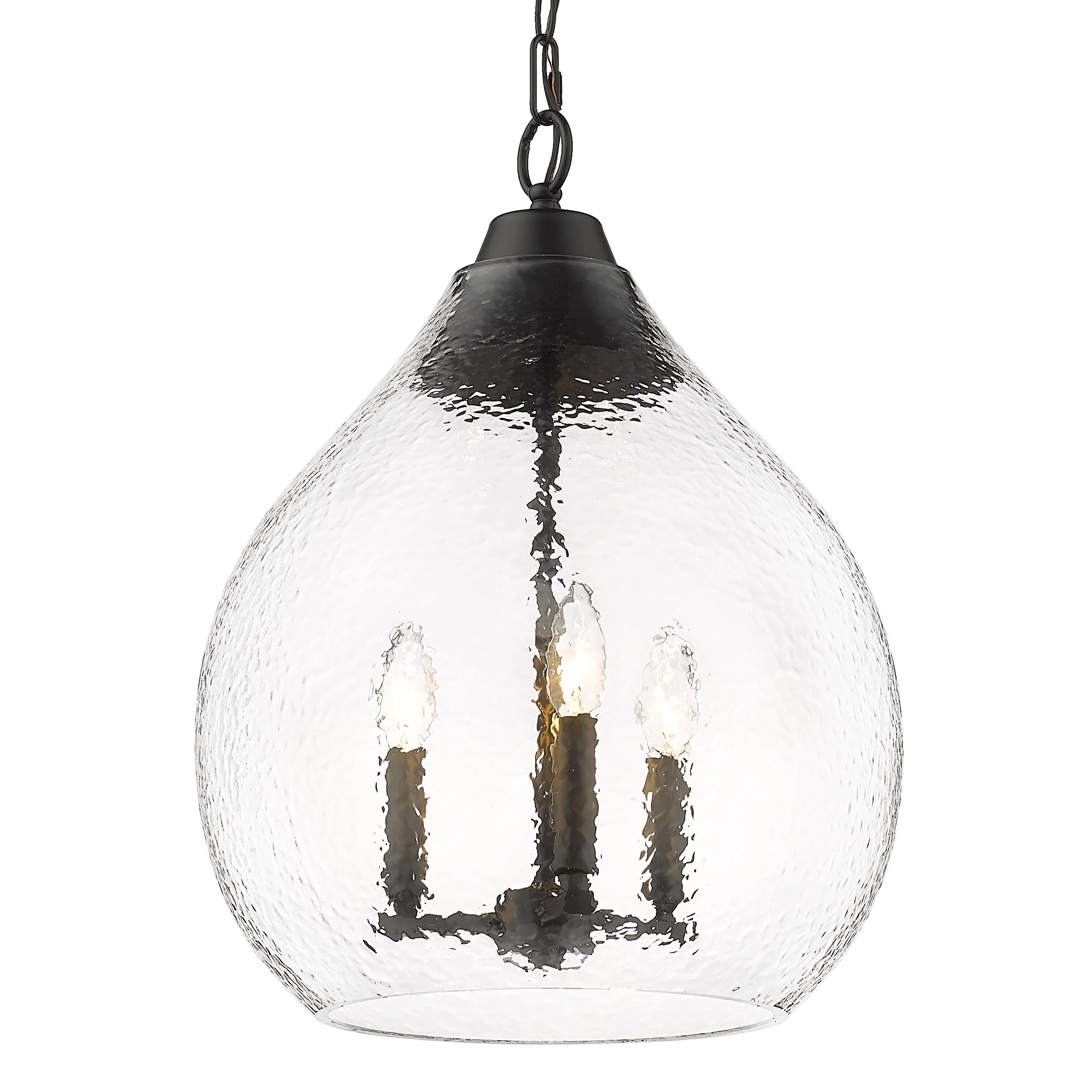 Ariella 3-light Pendant in Matte Black
