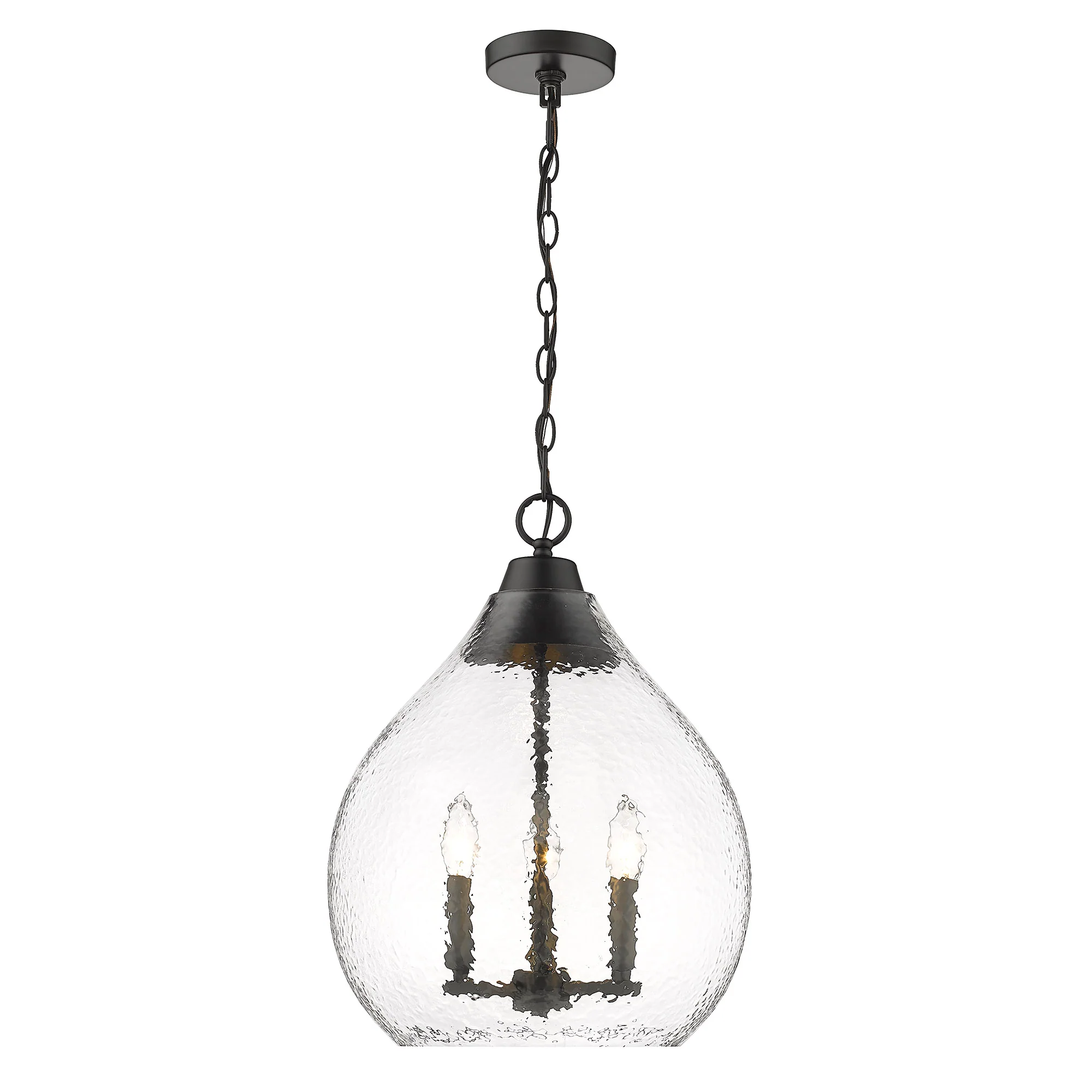 Ariella 3-light Pendant in Matte Black - Image 2