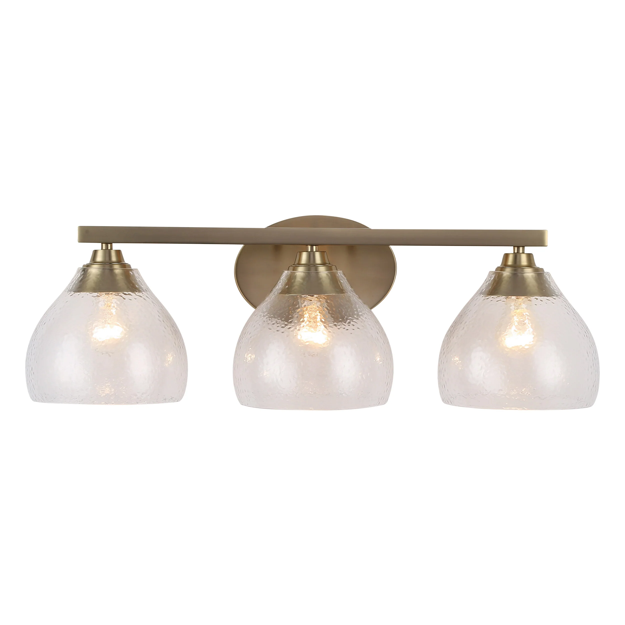 Ariella 3-light Vanity in Brushed Champagne Brass - Image 3