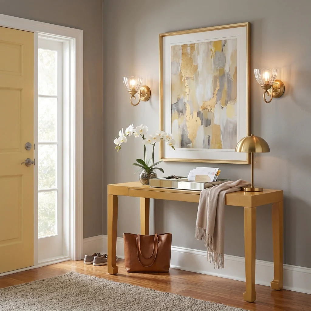 Audra 1-light Wall Sconce in Brushed Champagne Brass - Image 8
