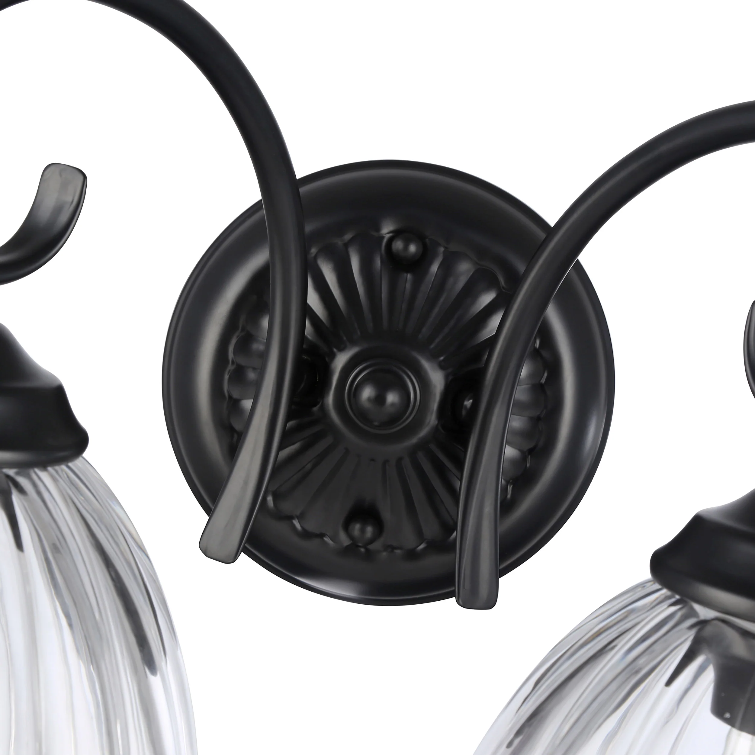 Audra 2-light Vanity in Matte Black - Image 4
