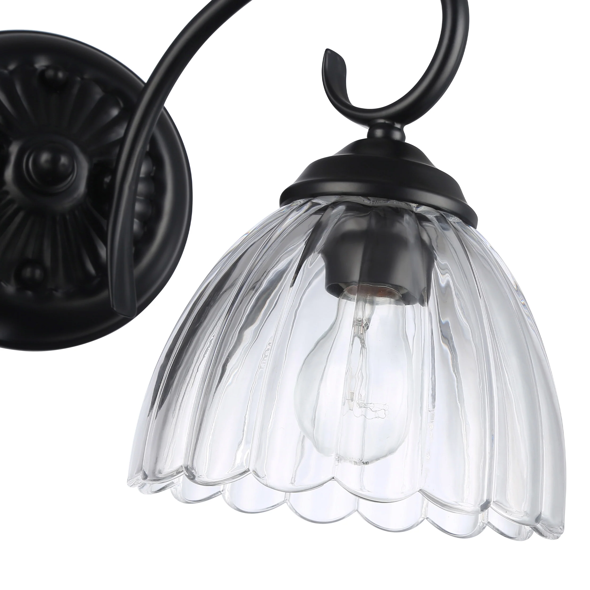 Audra 2-light Vanity in Matte Black - Image 5