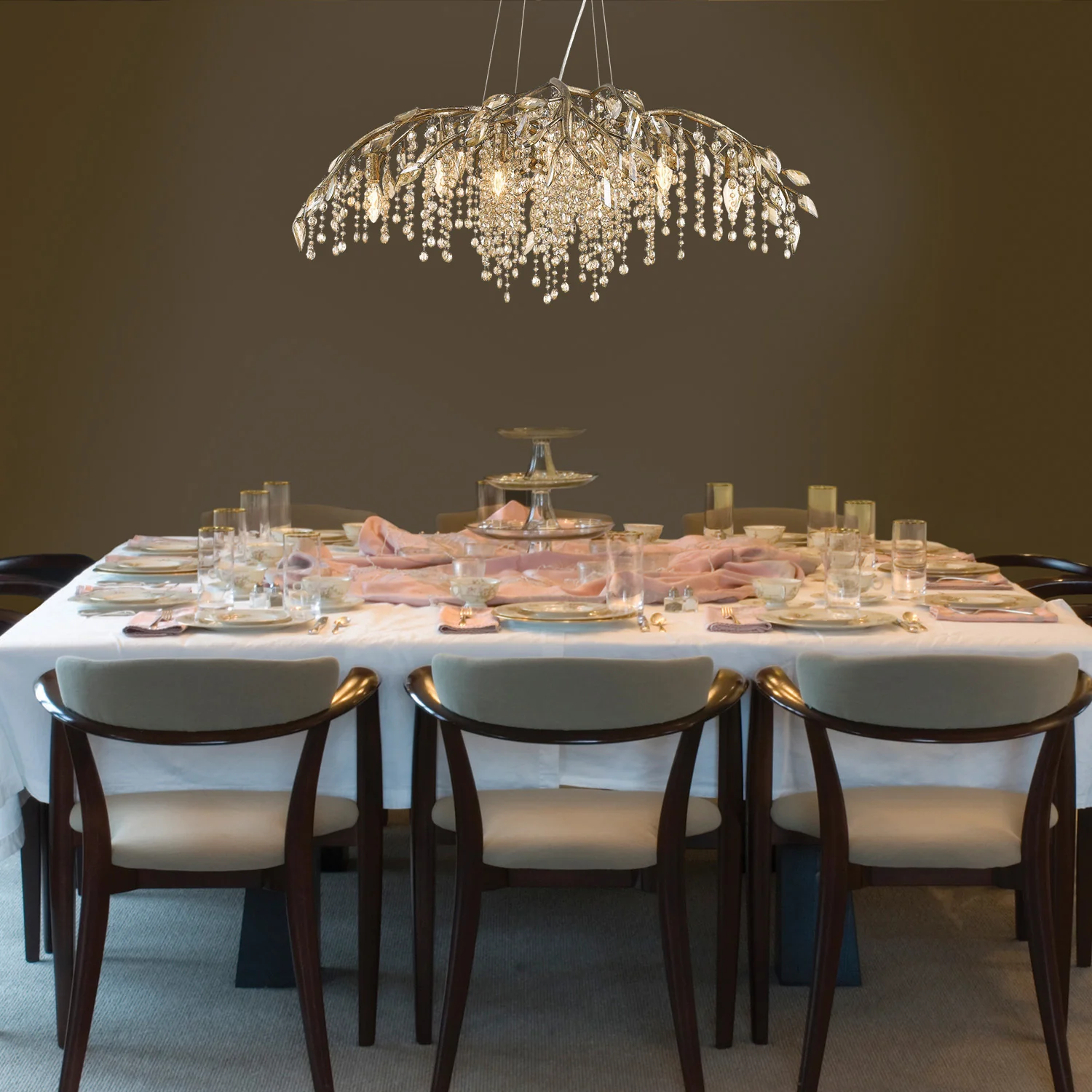 Autumn Twilight 12-light Chandelier in Mystic Gold - Image 7