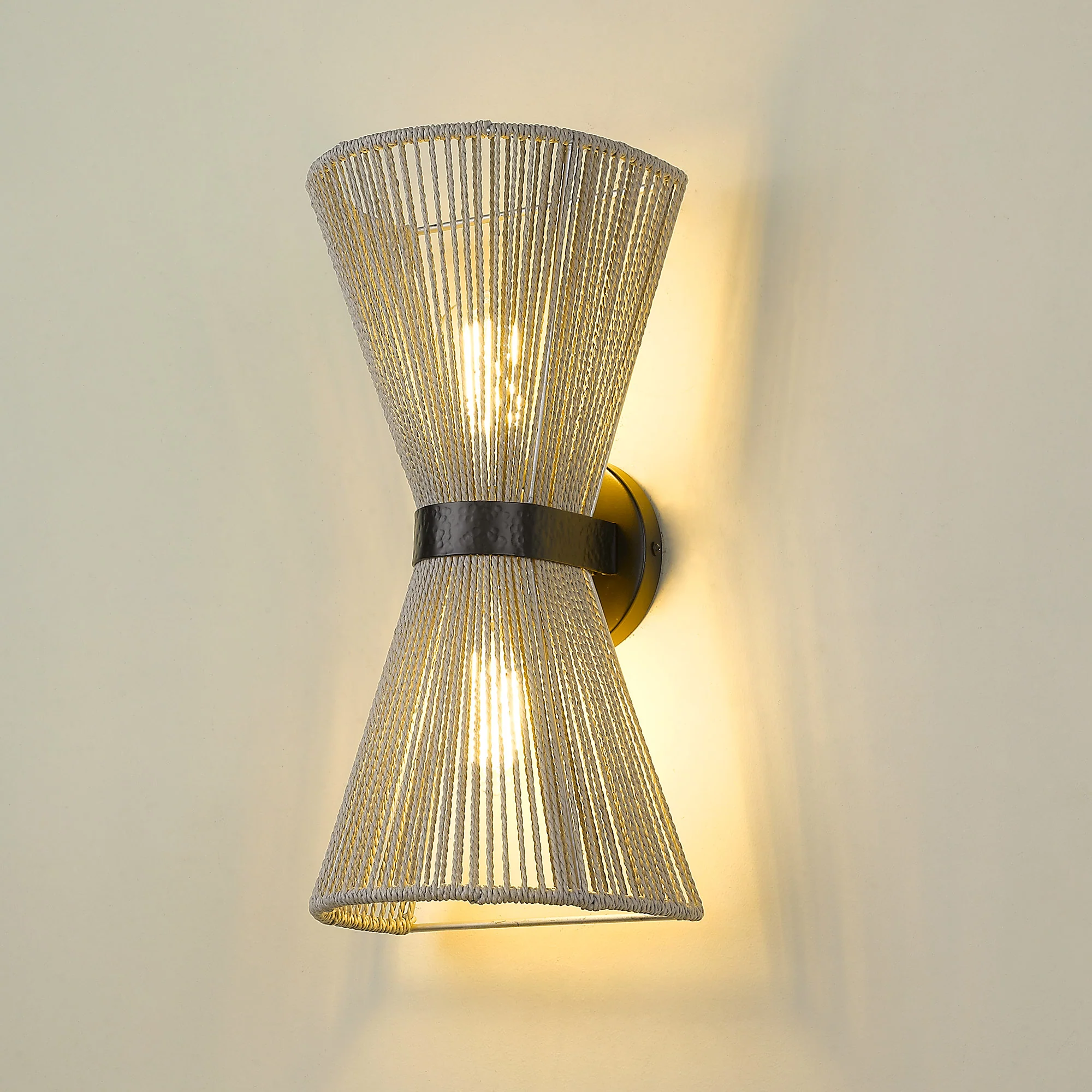 Avon 2-light Wall Sconce in Matte Black - Image 4