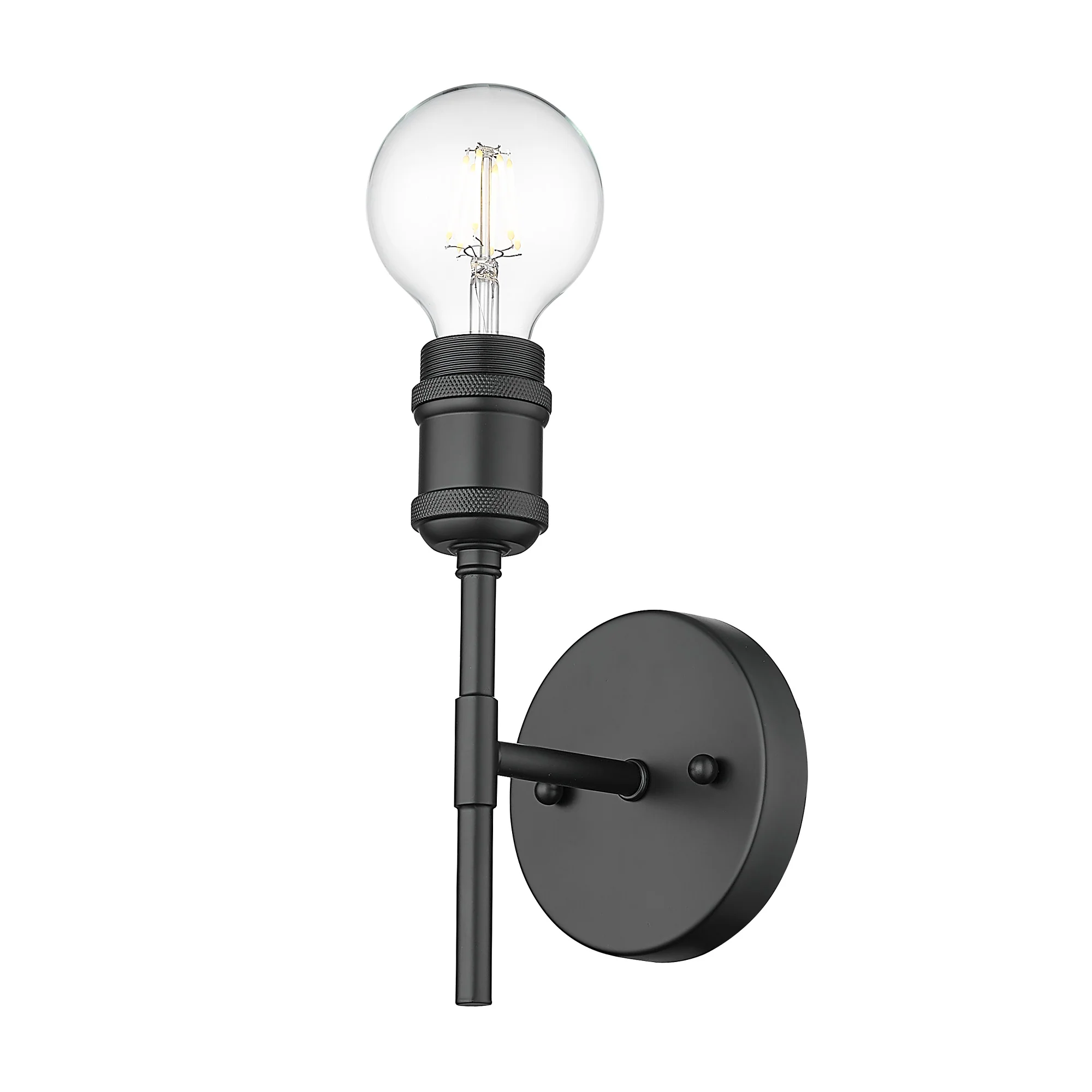 Axel 1-light Wall Sconce in Matte Black - Image 5