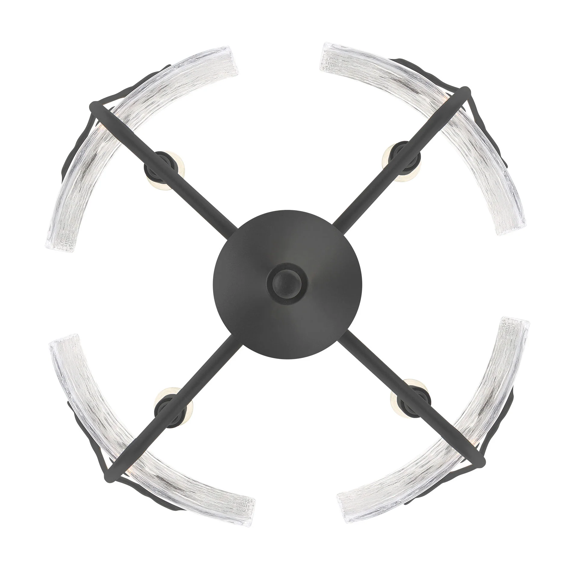 Bloem 4-light Pendant in Natural Black - Image 8