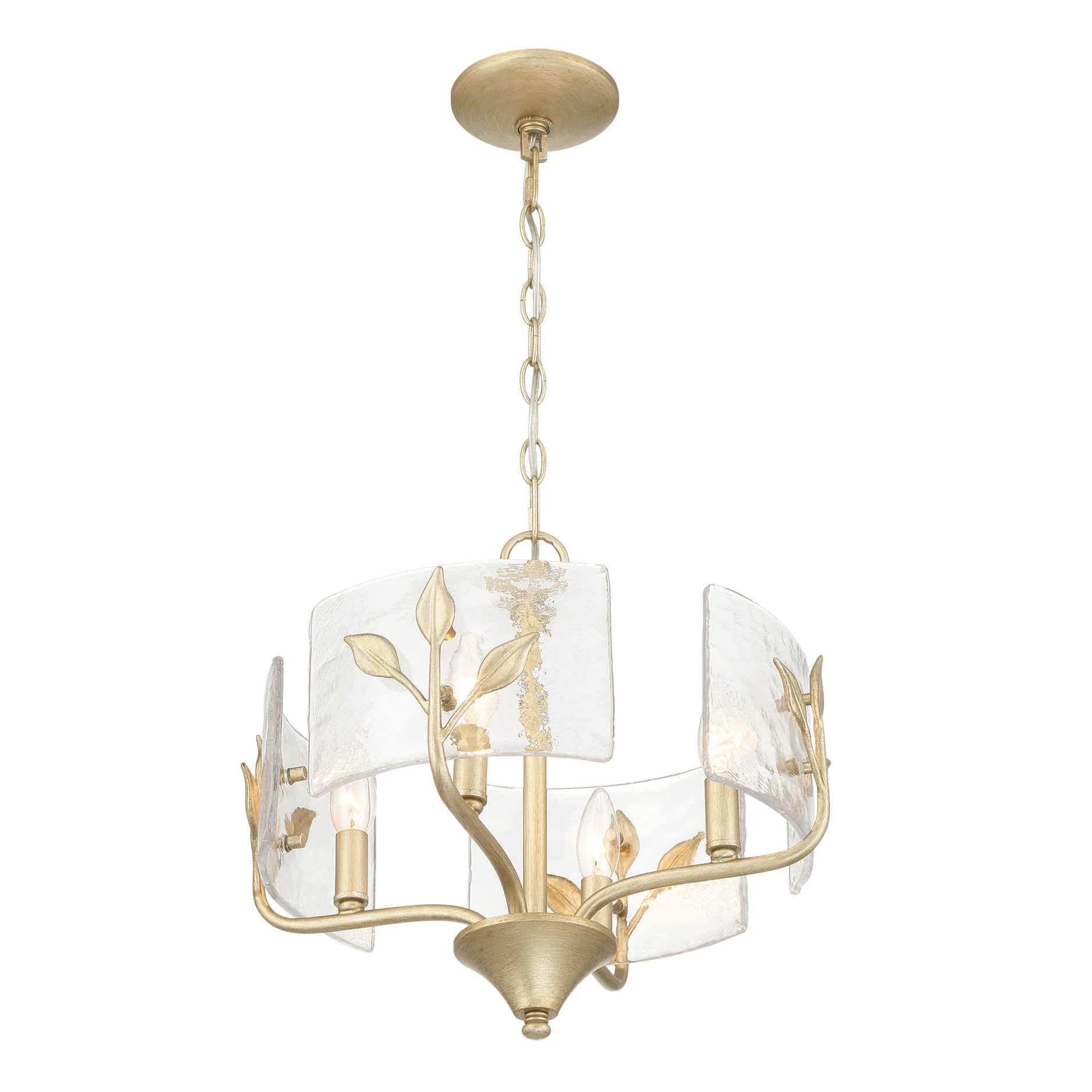 Bloem 4-light Pendant in White Gold - Image 5