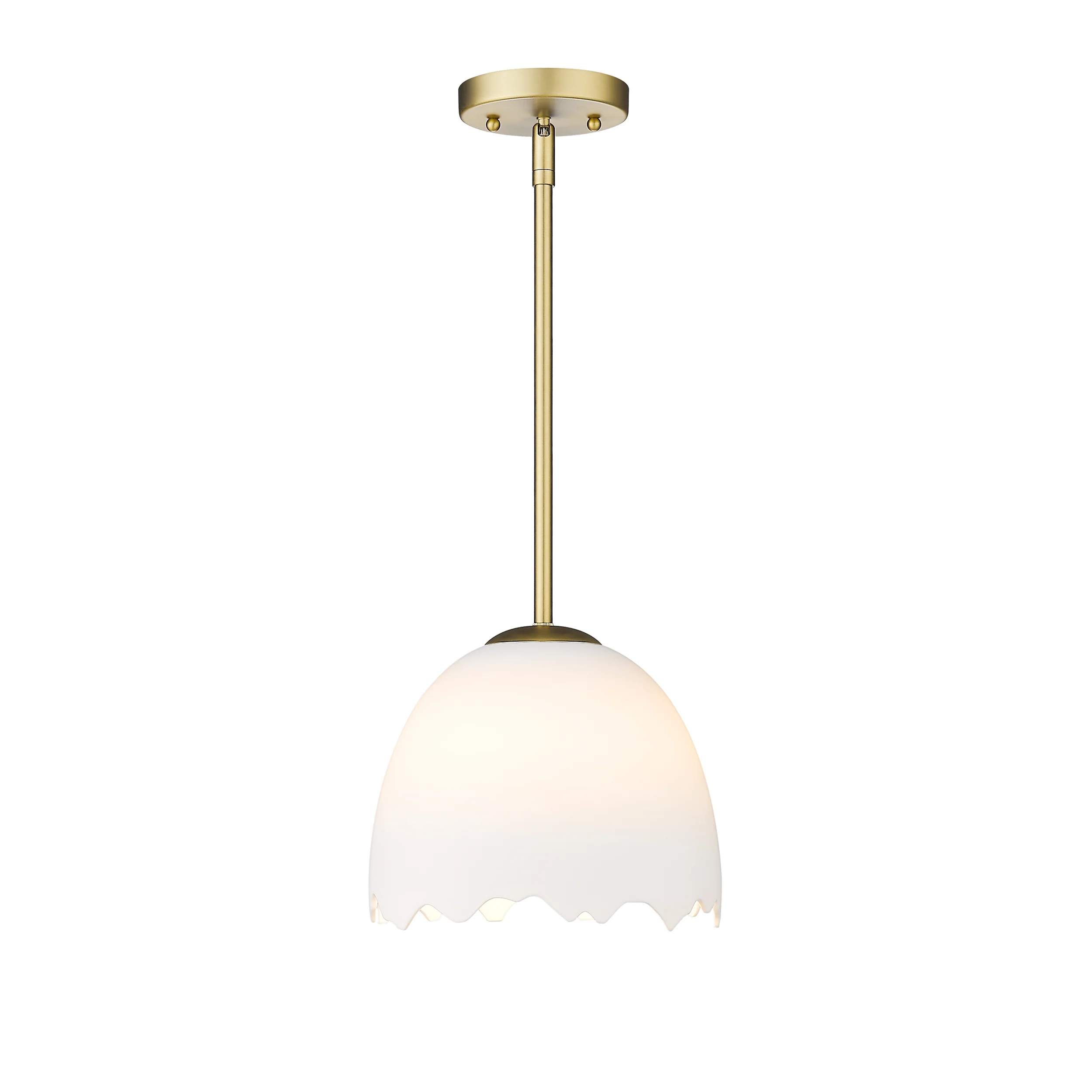 Brinkley 1-light Pendant in Brushed Champagne Brass - Image 2