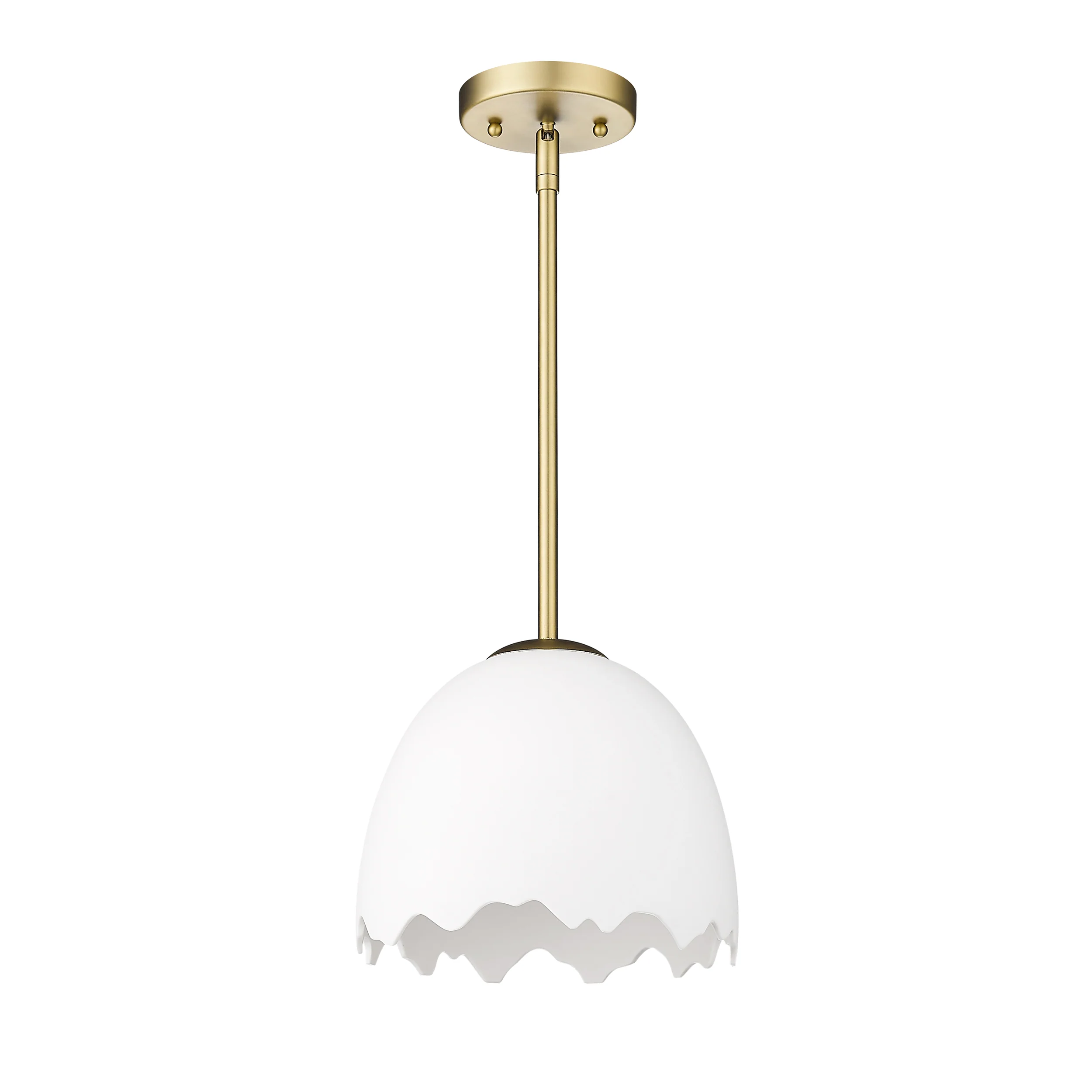 Brinkley 1-light Pendant in Brushed Champagne Brass - Image 3
