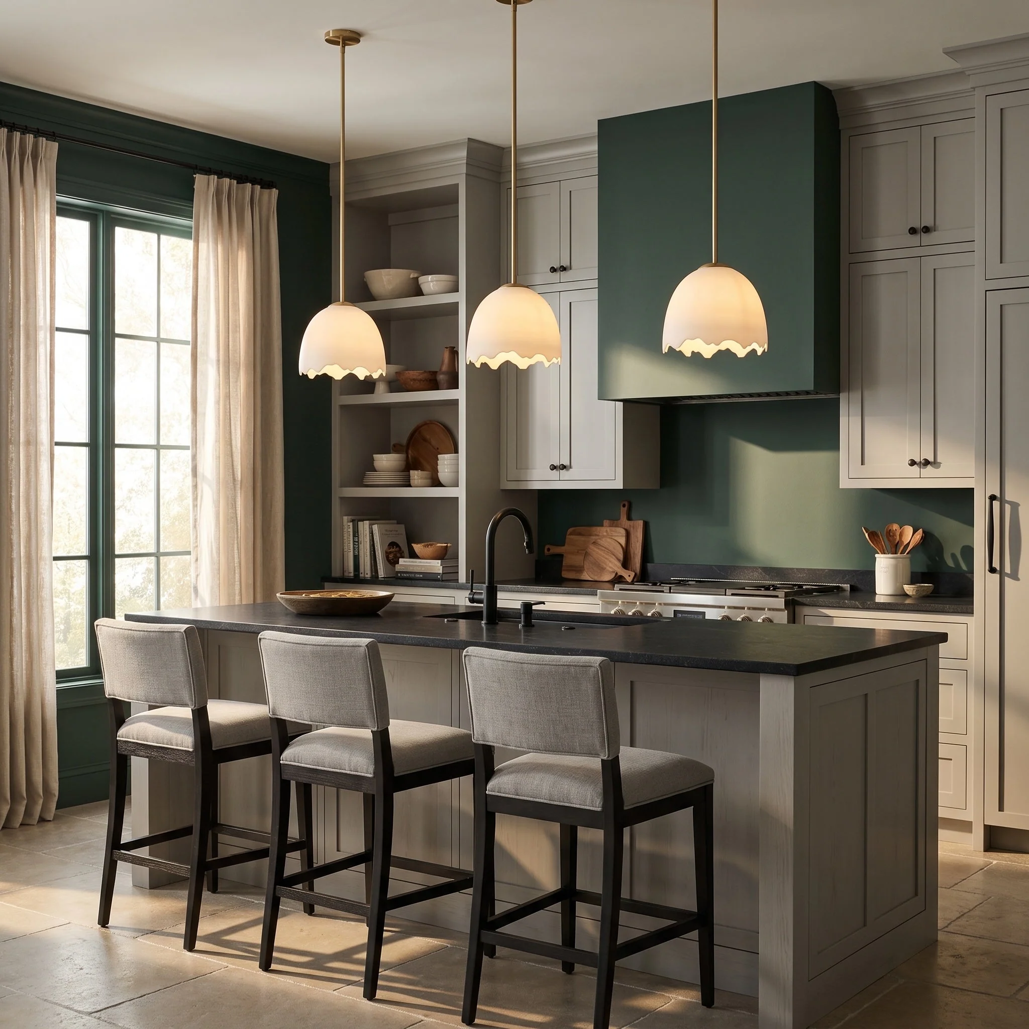 Brinkley 1-light Pendant in Brushed Champagne Brass - Image 8
