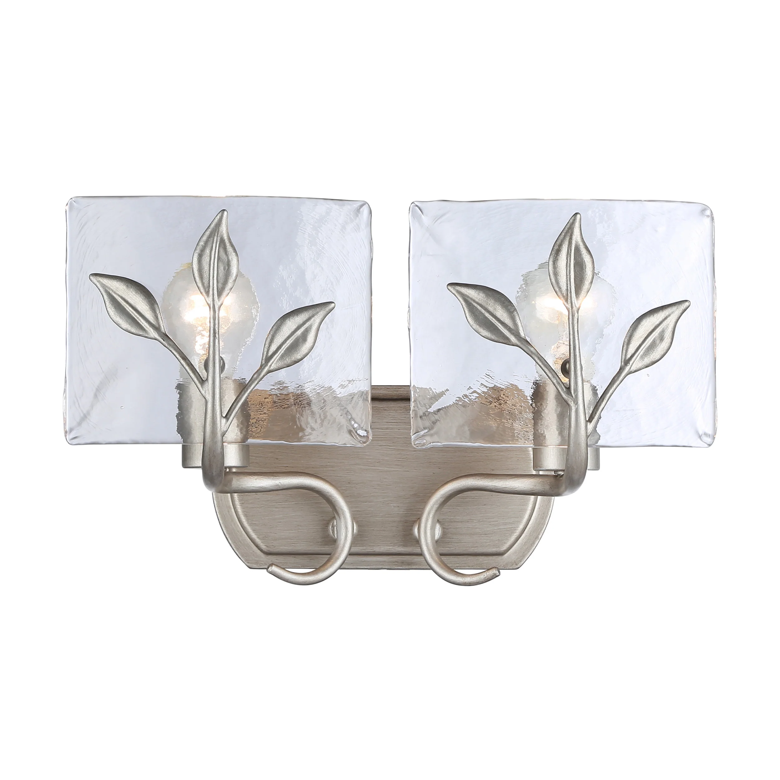 Calla 2-light Vanity in Peruvian Silver - Image 2