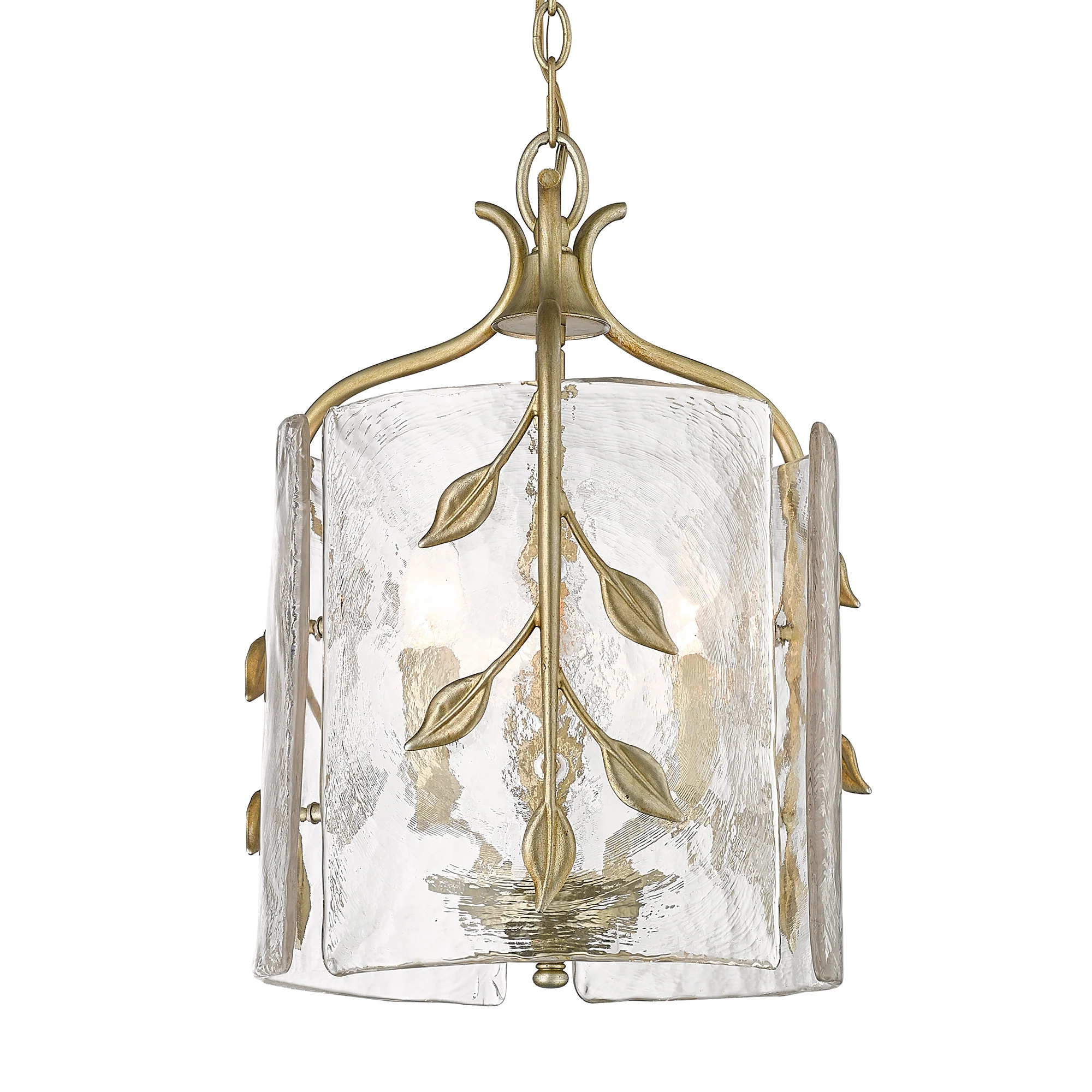 Calla 3-light Pendant in White Gold
