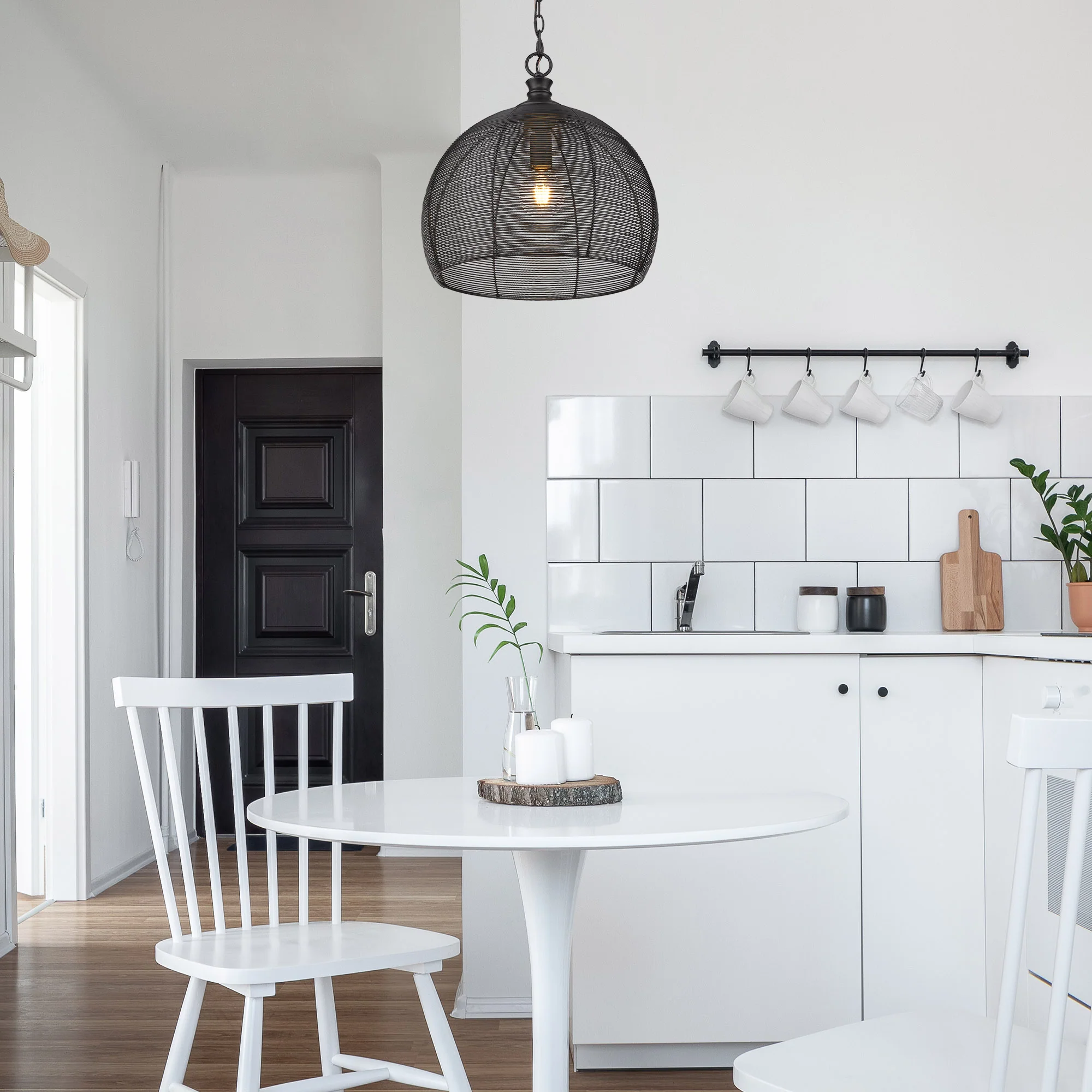Calypso 1-light 16in Pendant in Matte Black - Image 6