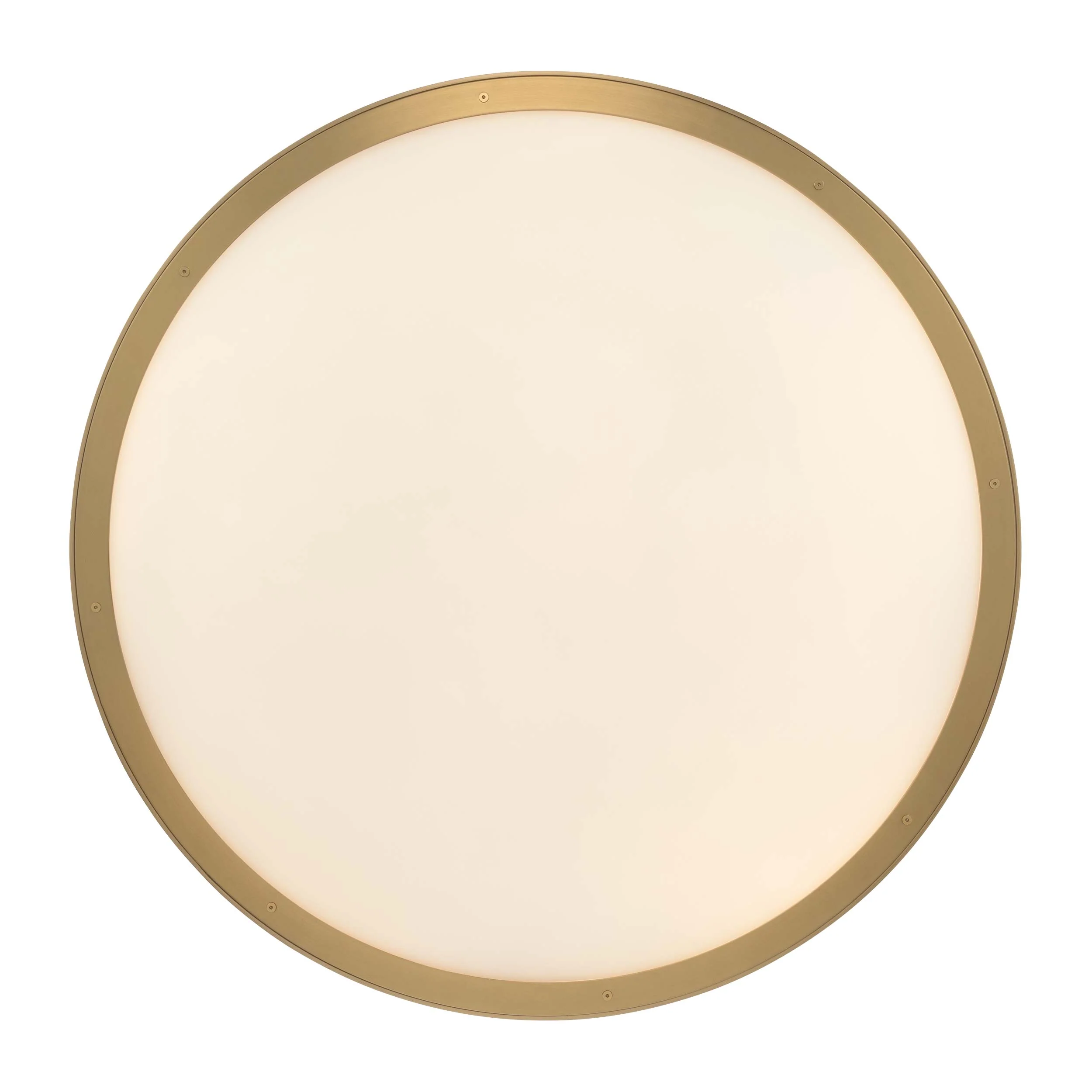 Cameron Integrated LED 30in Pendant in Brushed Champagne Brass with Etched Glass - Image 6
