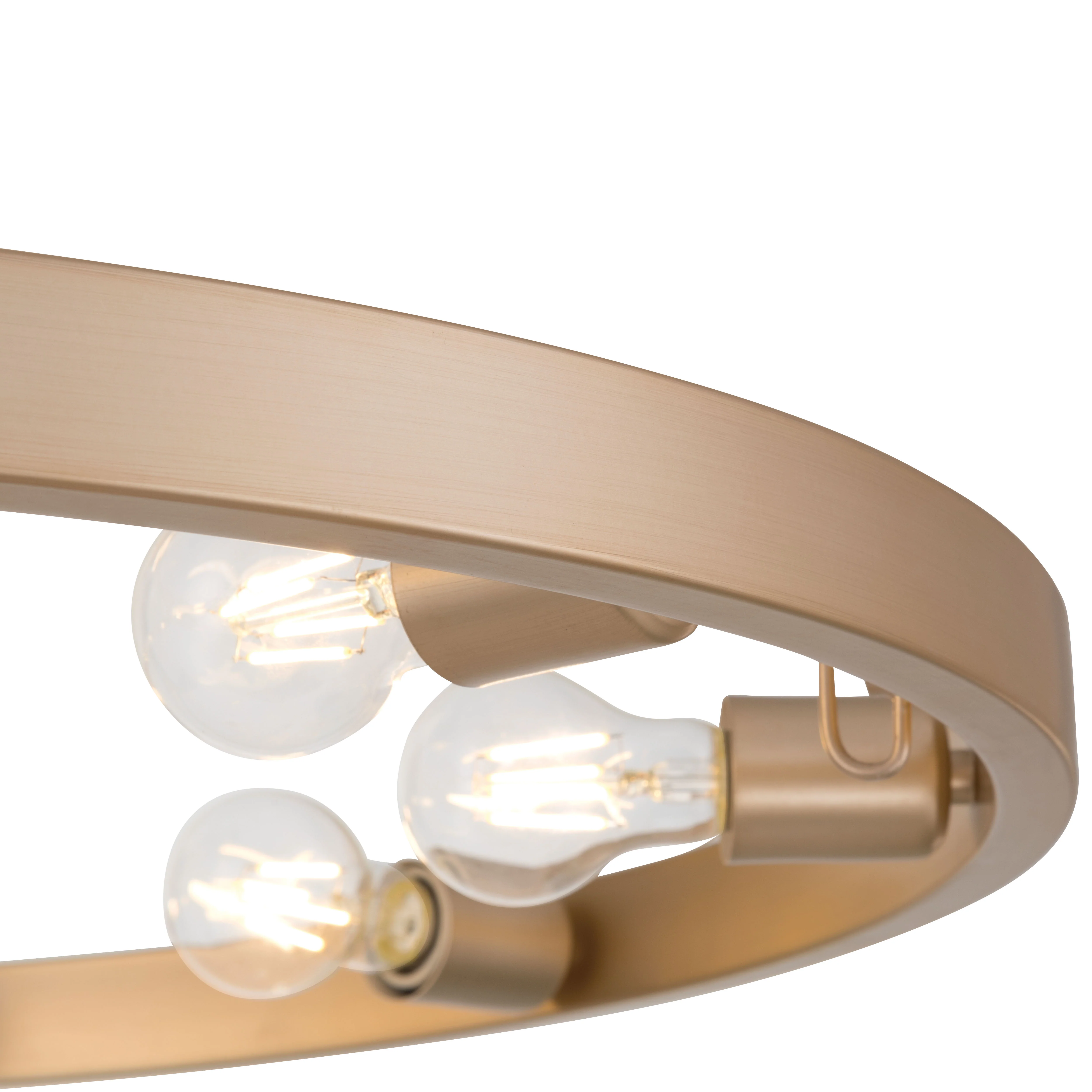 Castile 9-light Semi-Flush Mount in French Gold - Image 5