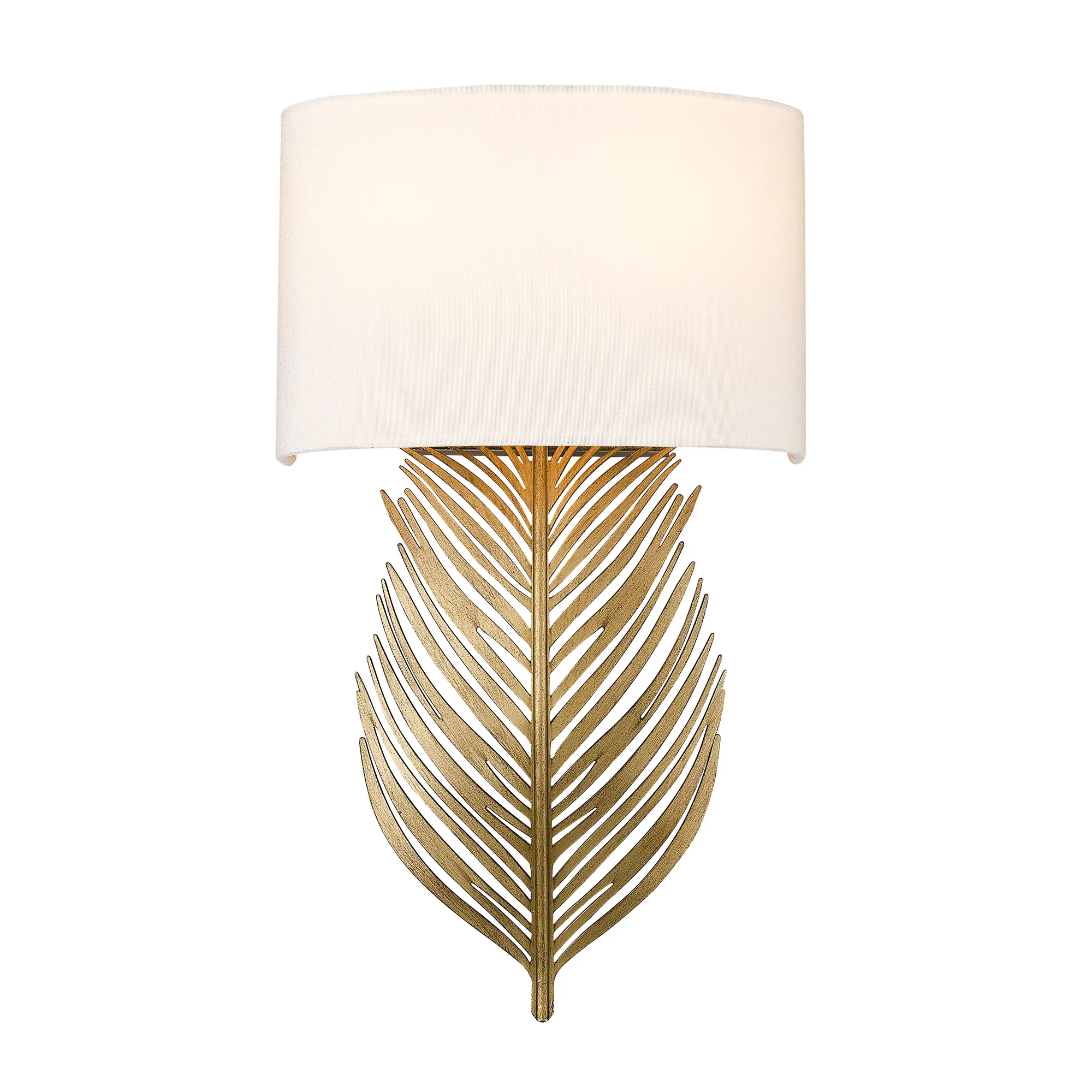 Cay 2-light Wall Sconce in Vintage Fired Gold
