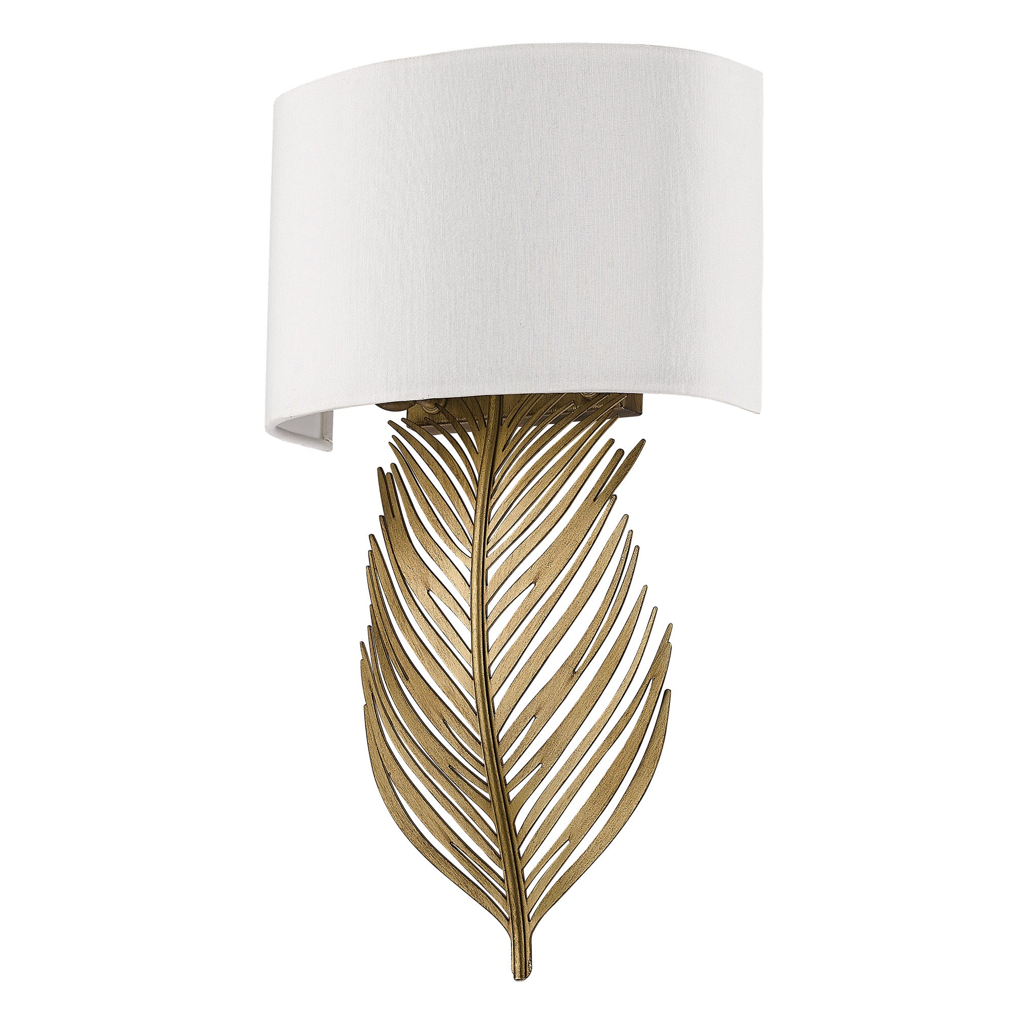 Cay 2-light Wall Sconce in Vintage Fired Gold - Image 3