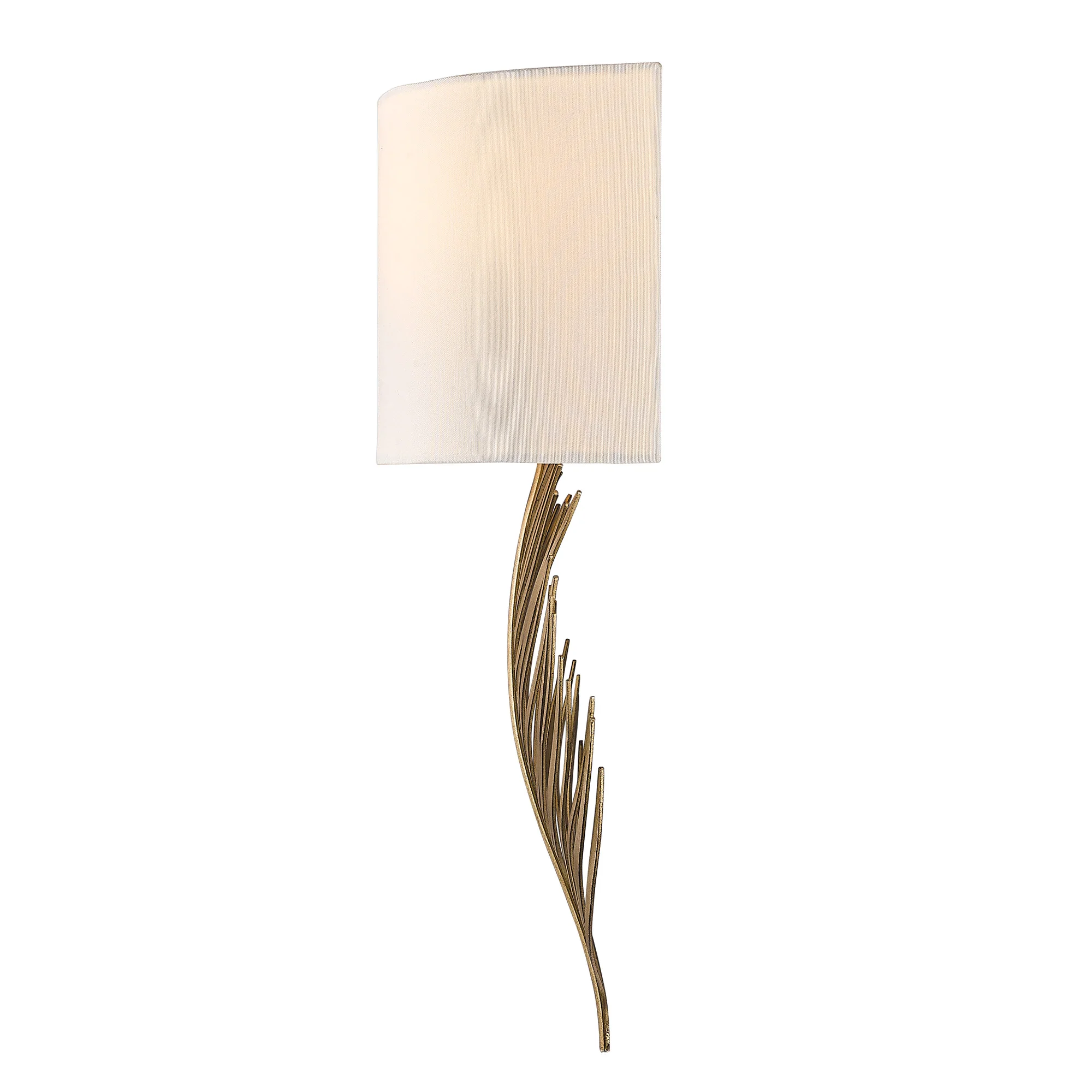 Cay 2-light Wall Sconce in Vintage Fired Gold - Image 4