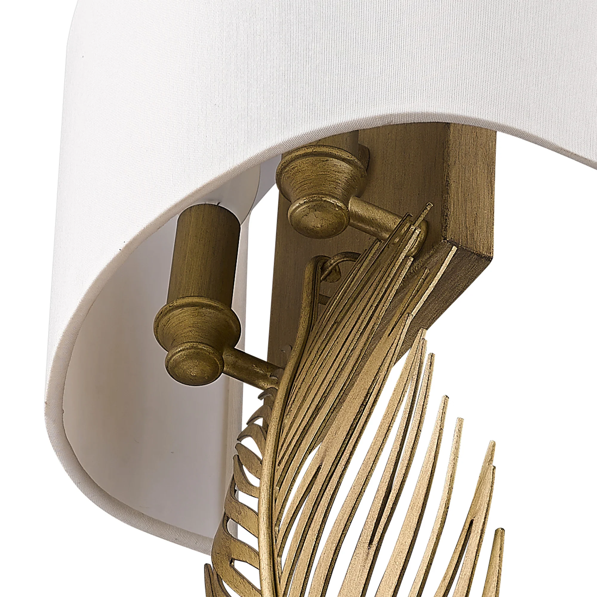 Cay 2-light Wall Sconce in Vintage Fired Gold - Image 5