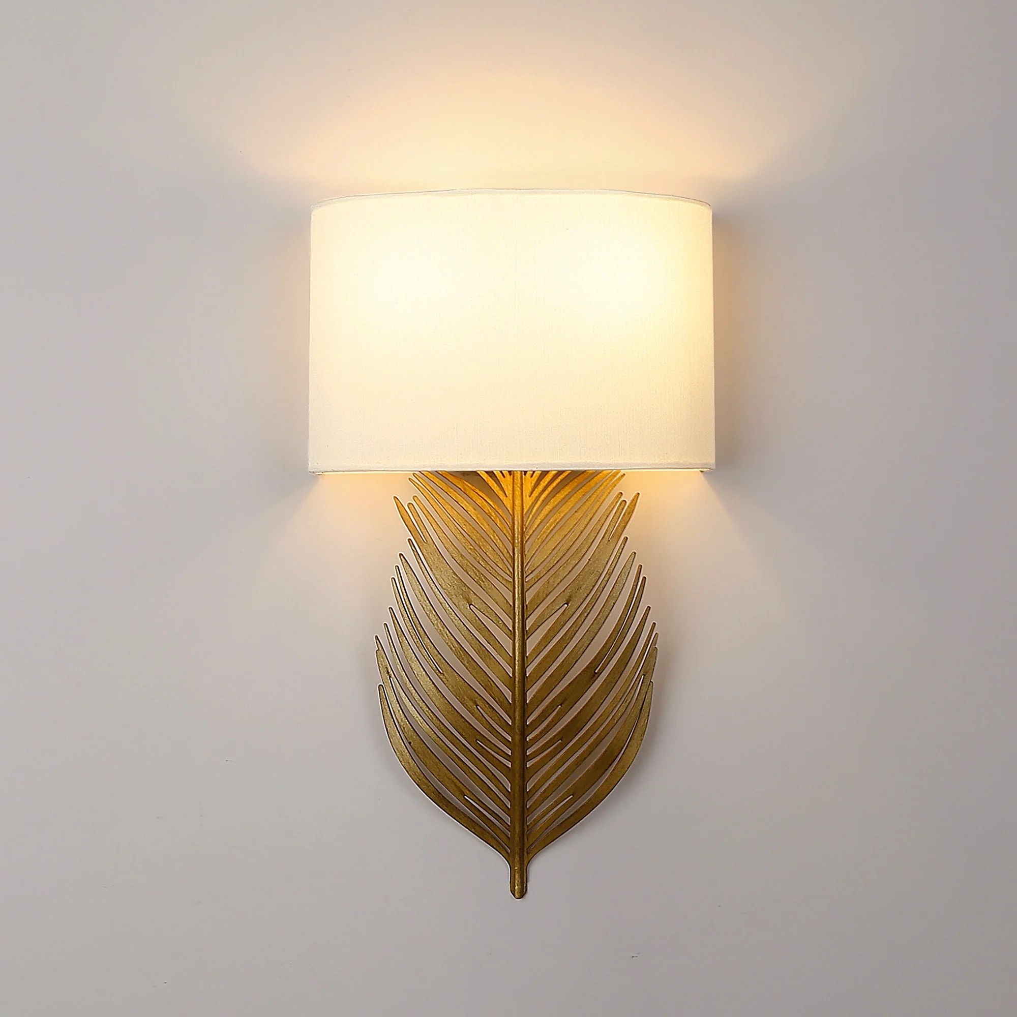 Cay 2-light Wall Sconce in Vintage Fired Gold - Image 6