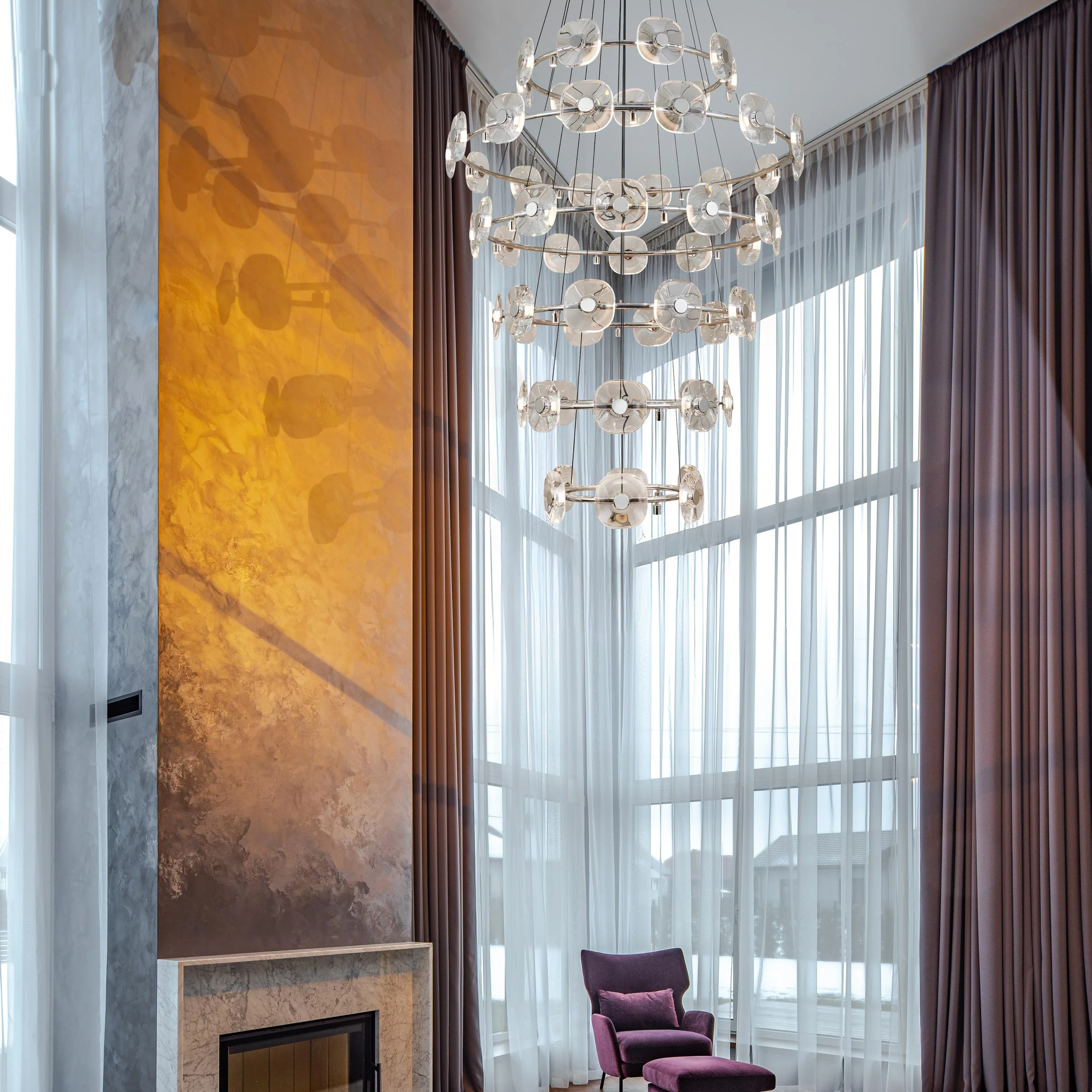 Celestia 59-light Integrated LED Chandelier in Chrome - Image 4