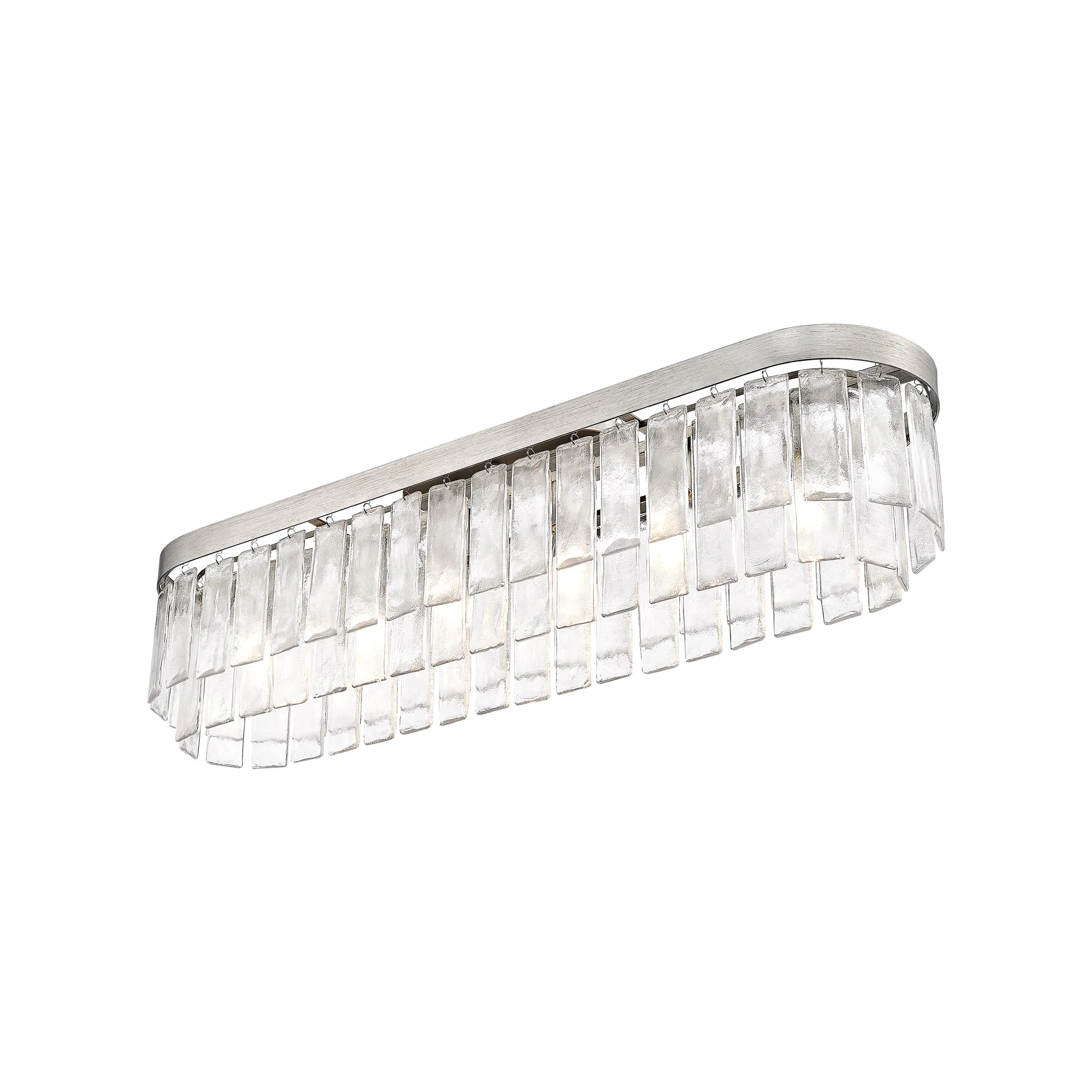 Ciara 6-light Flush Mount in Peruvian Silver