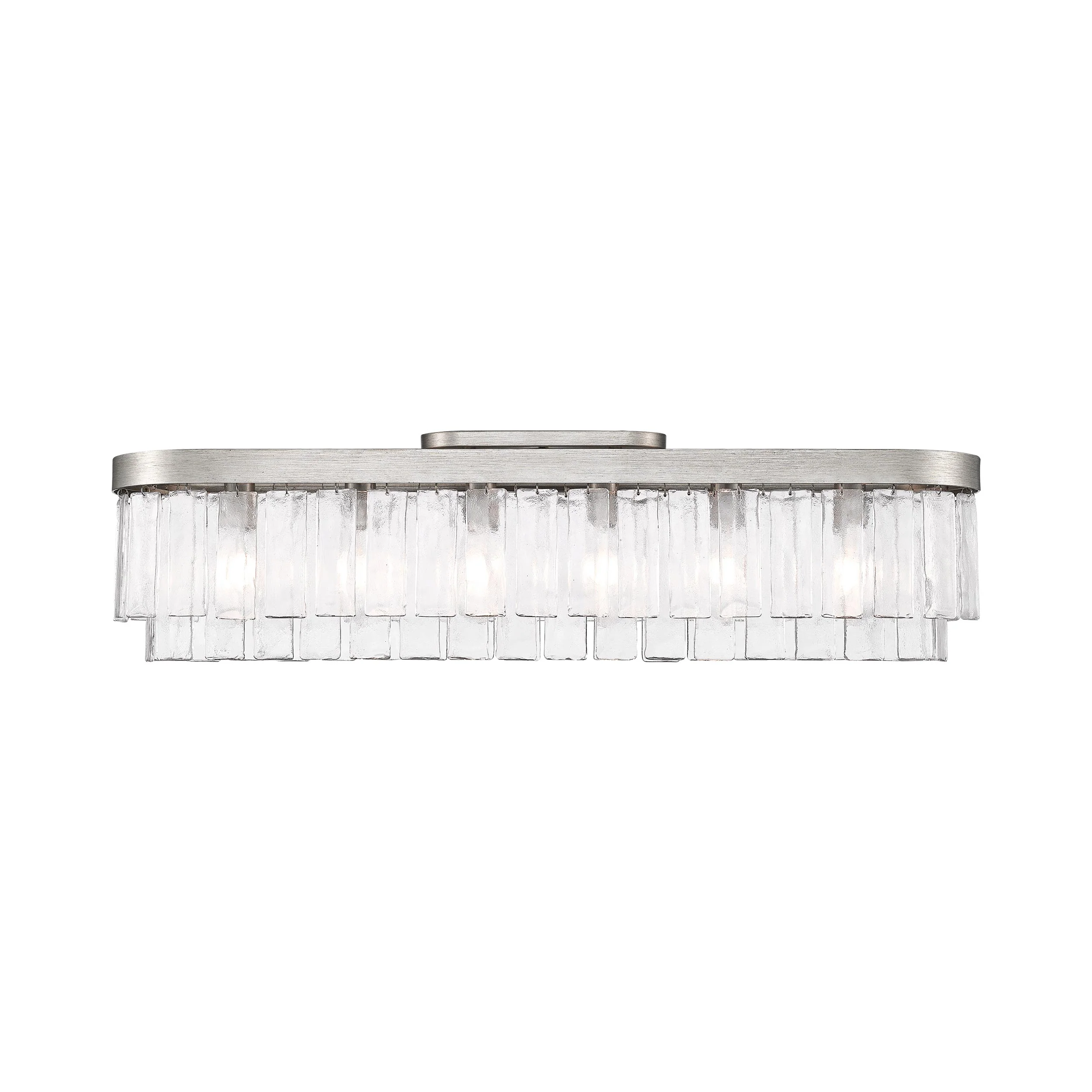 Ciara 6-light Flush Mount in Peruvian Silver - Image 2