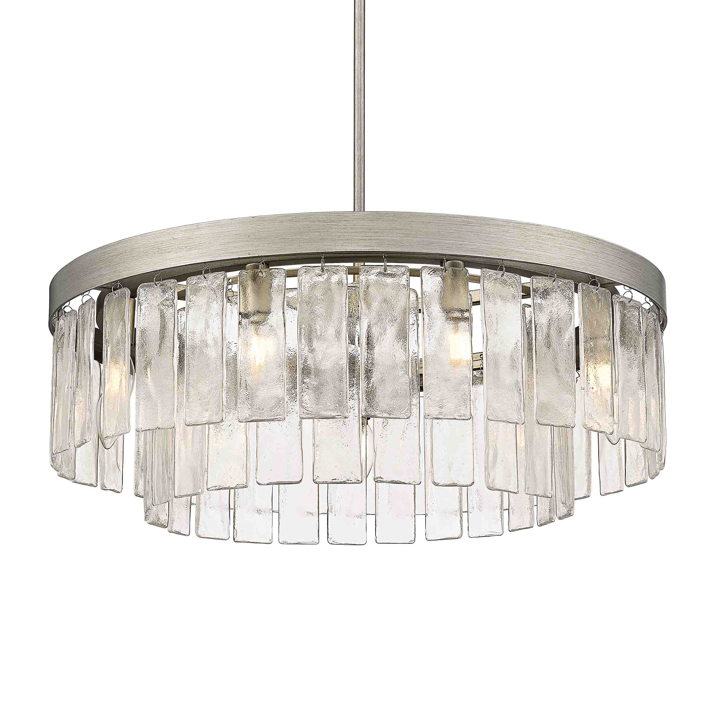 Ciara 9-light Chandelier in Peruvian Silver